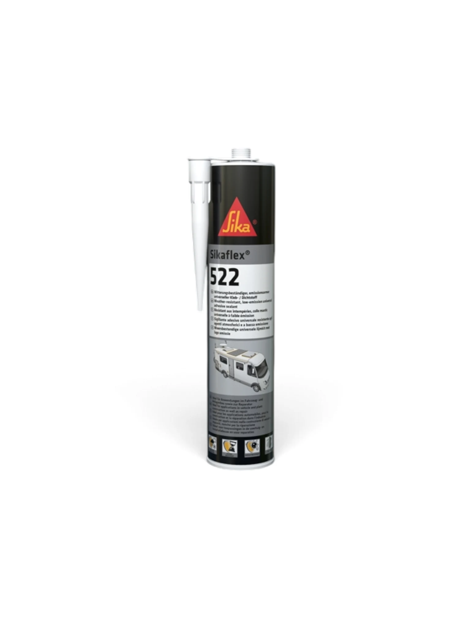 688219SK Etansant Poliuretan Negru 300ML - Sikaflex 522 Caravan Black