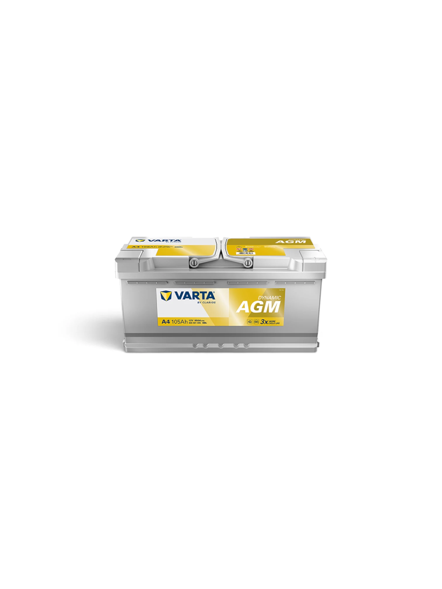 Acumulator Auto Varta Automotive Agm 12V 105Ah 950A 12V