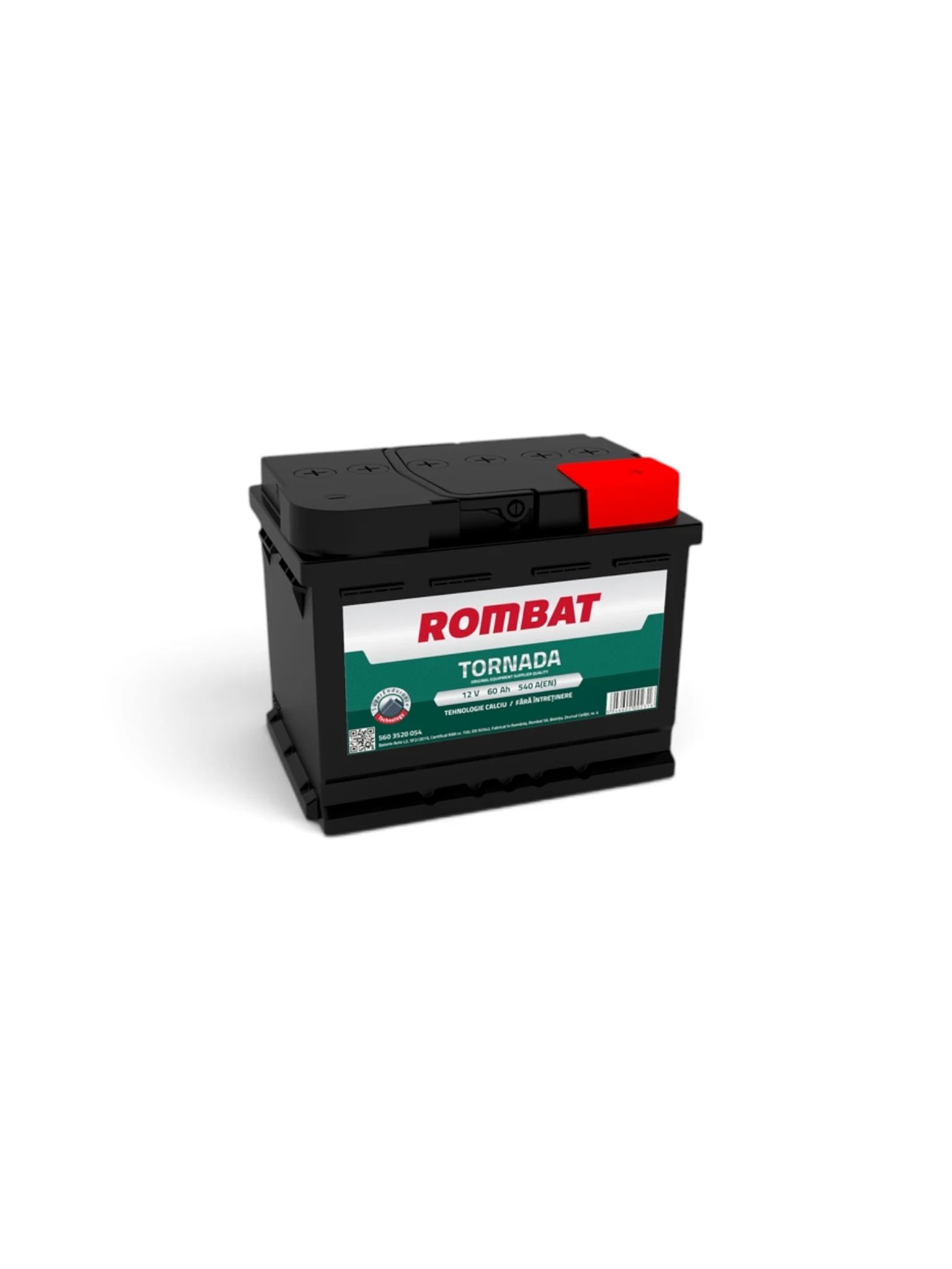 Acumulator Rombat 60Ah 540A
