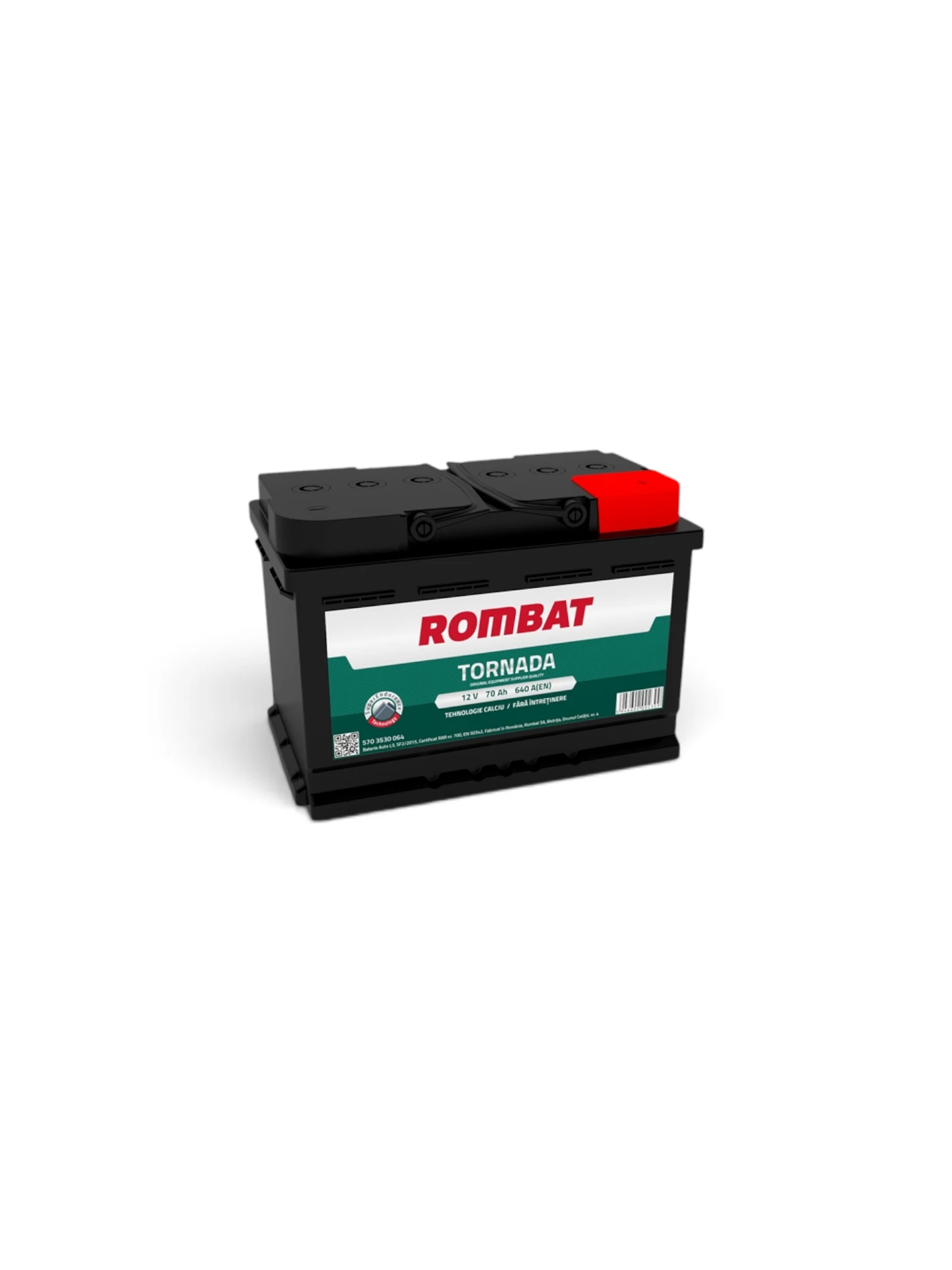 Acumulator Rombat 70Ah 640A