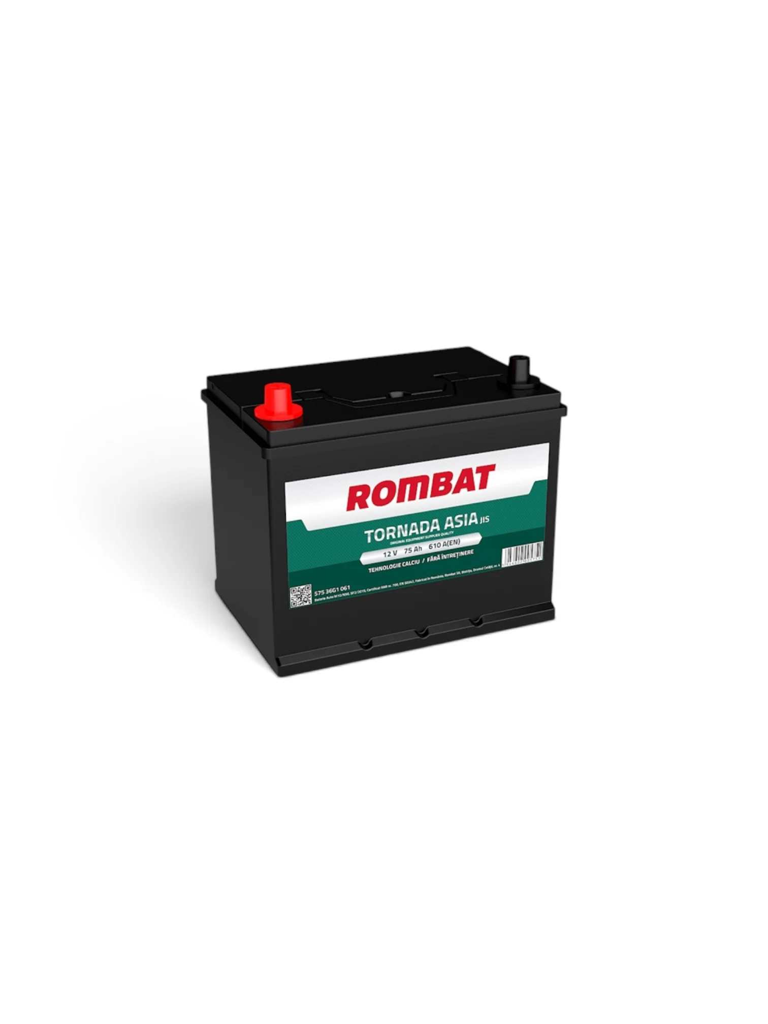 Acumulator Rombat 75Ah 610A