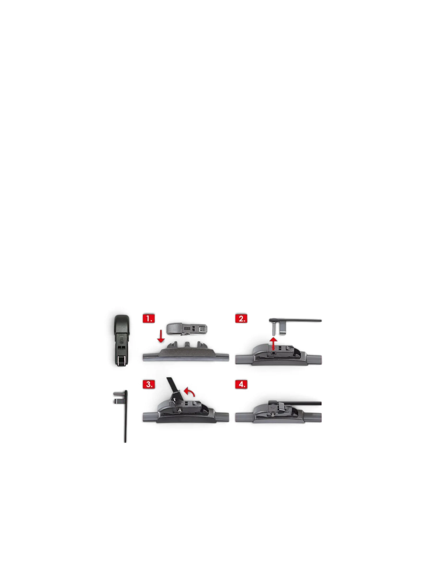 Adaptor stergatoare SLIM LOCK, ST-SL, set 2buc Heyner 300.510 300510
