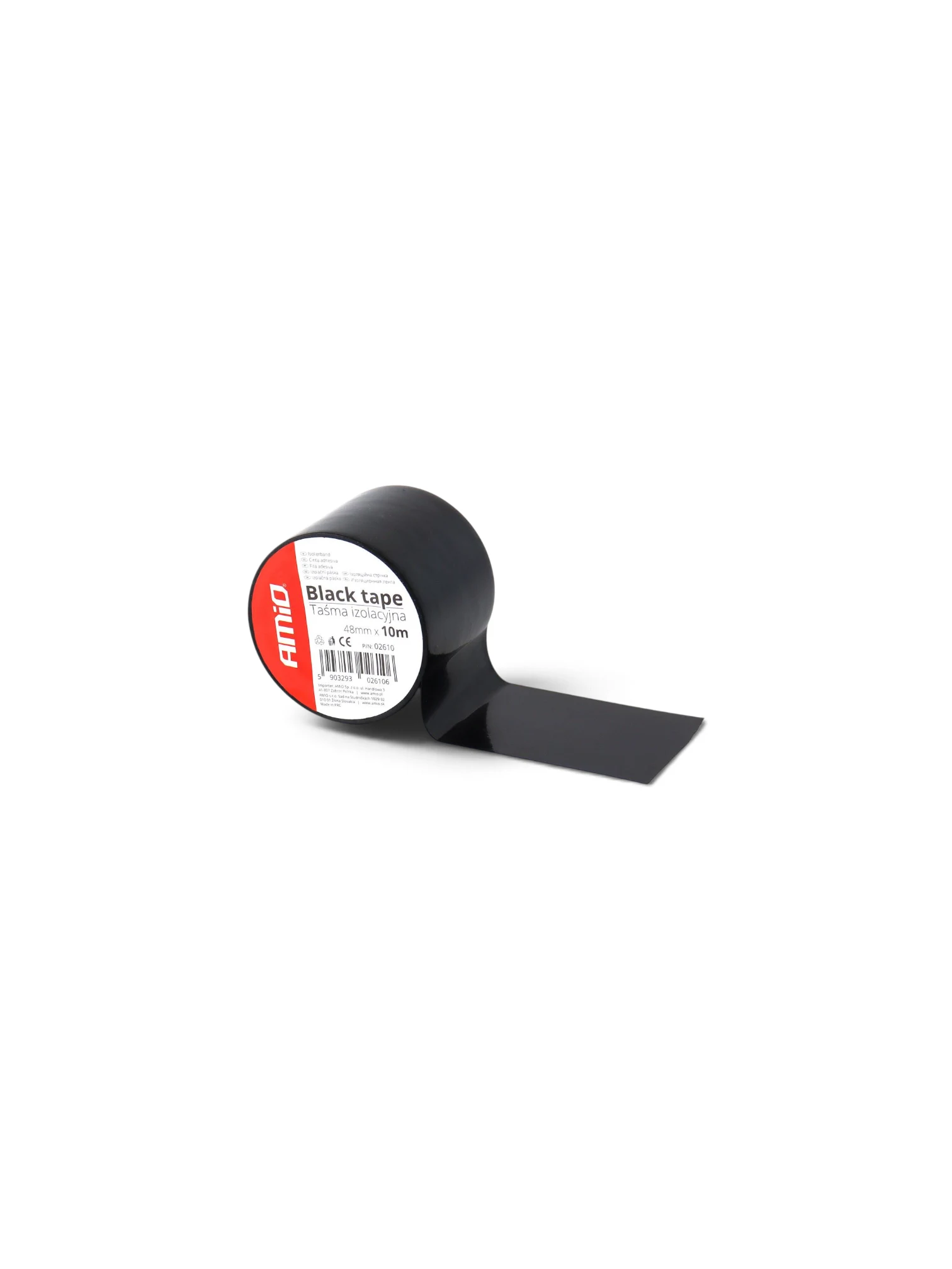Banda izolatoare 10 metri neagra, 02610 Amio