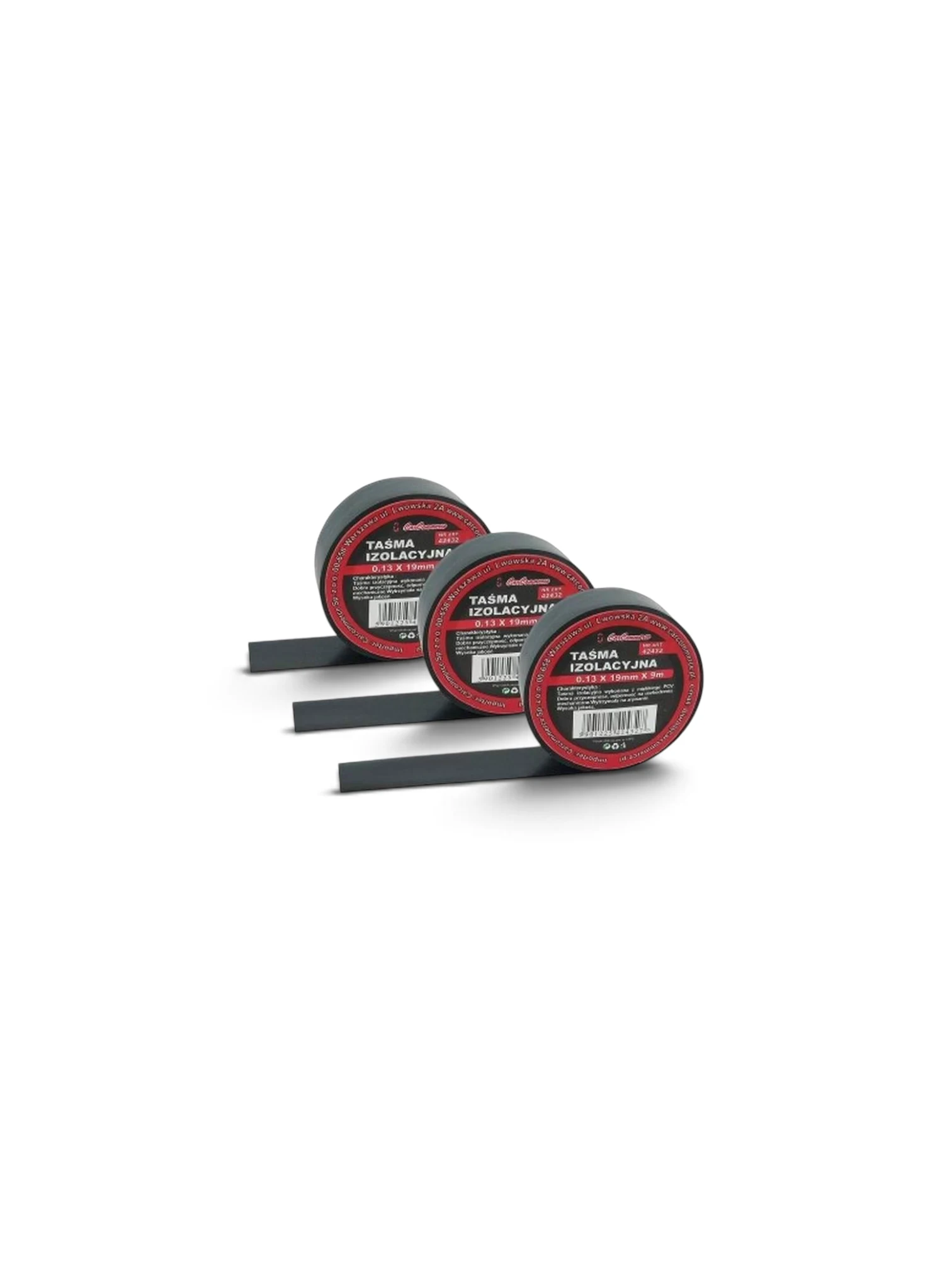 Banda izolatoare lata 25mm / 9m PVC, neagra 42499 CarCo