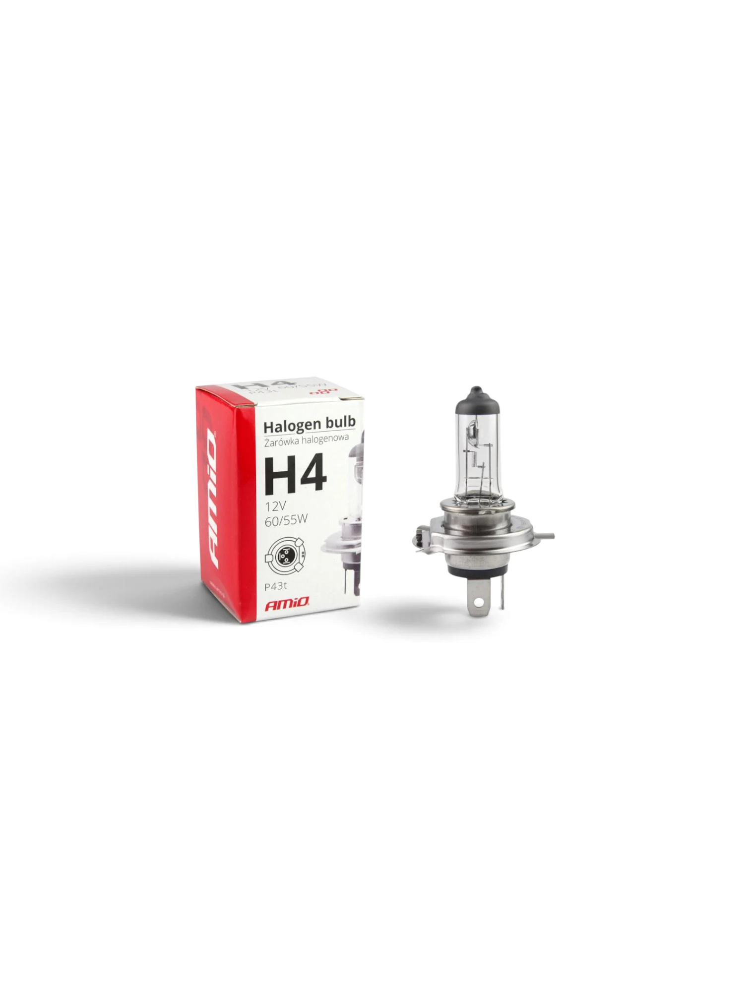 Bec H4 12V 60/55W P43, 01268 Amio