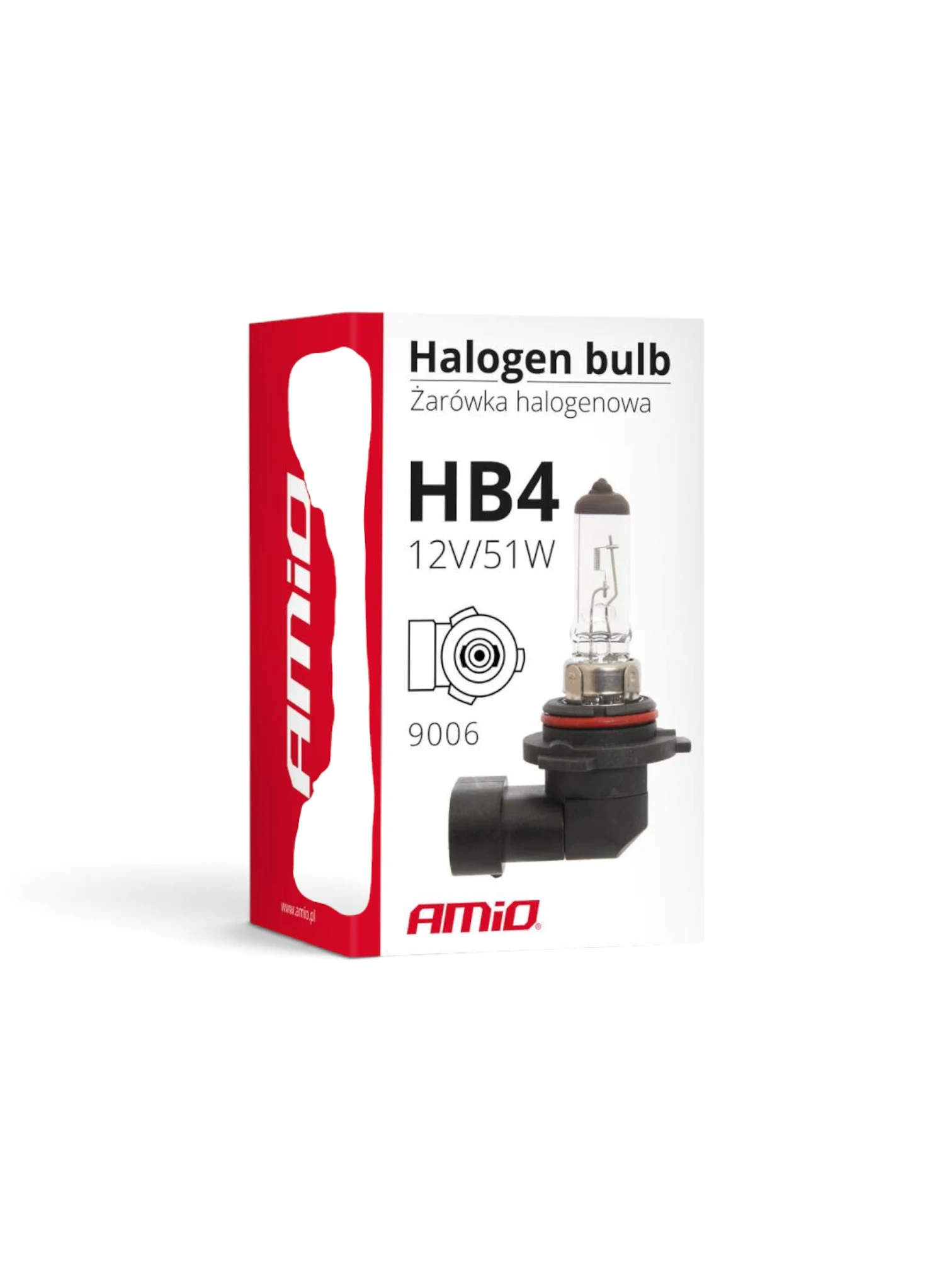 Bec halogen HB4, 12V, 55W, P22D, Amio 1480