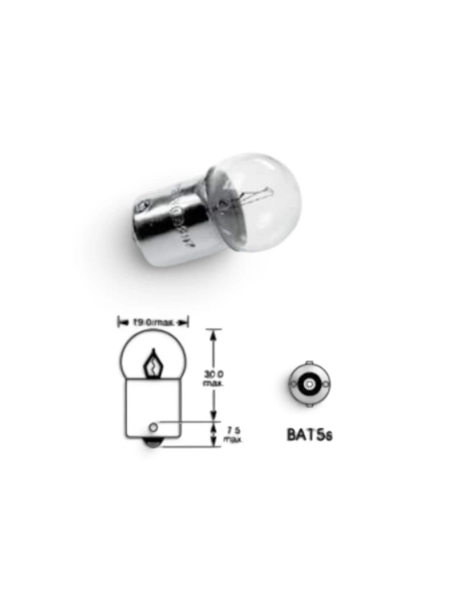 Bec pozitie 12V/10W R10W-BA15S 4854 Vecta