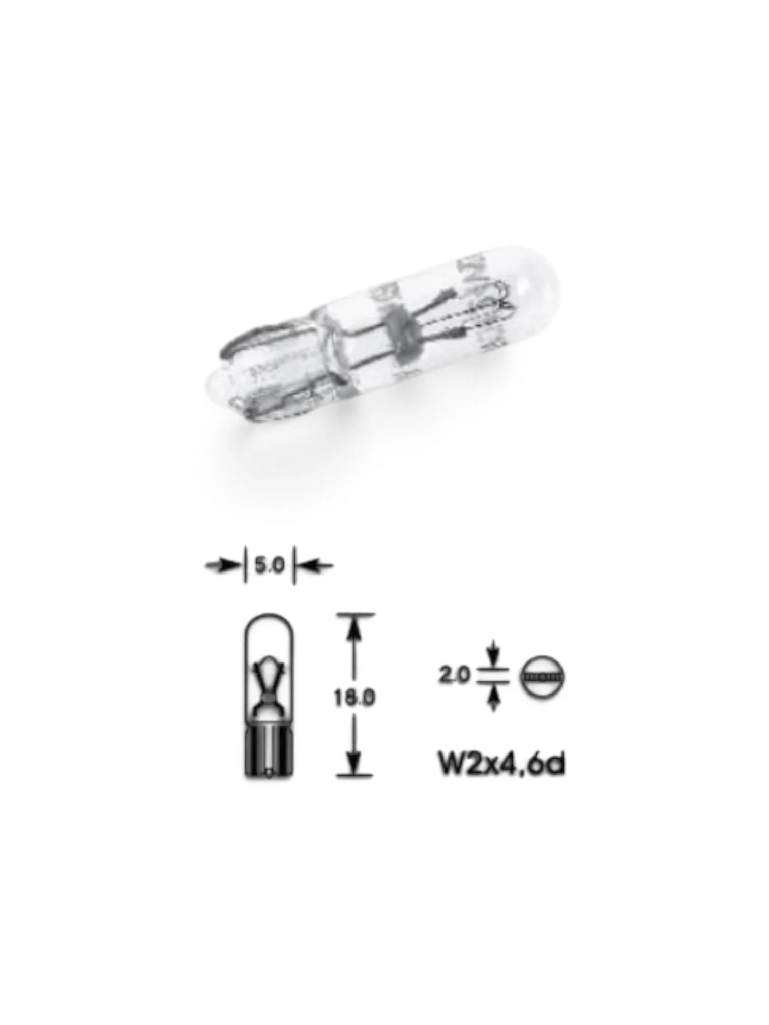 Bec soclu sticla fara dulie 24V/1.2W W1.2W T5 1435 Sumex