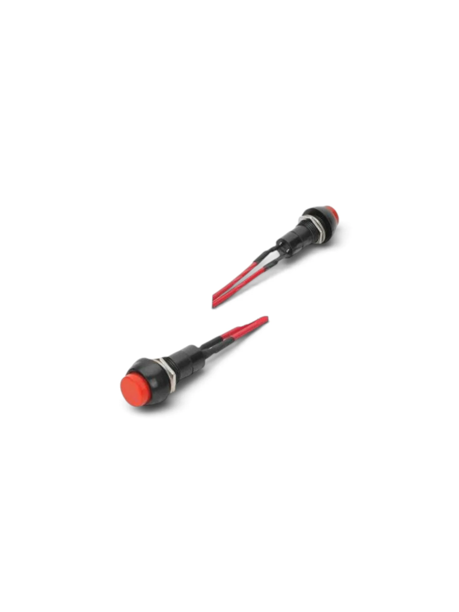 Buton cu revenire cu fire, Rosu, 1111ro