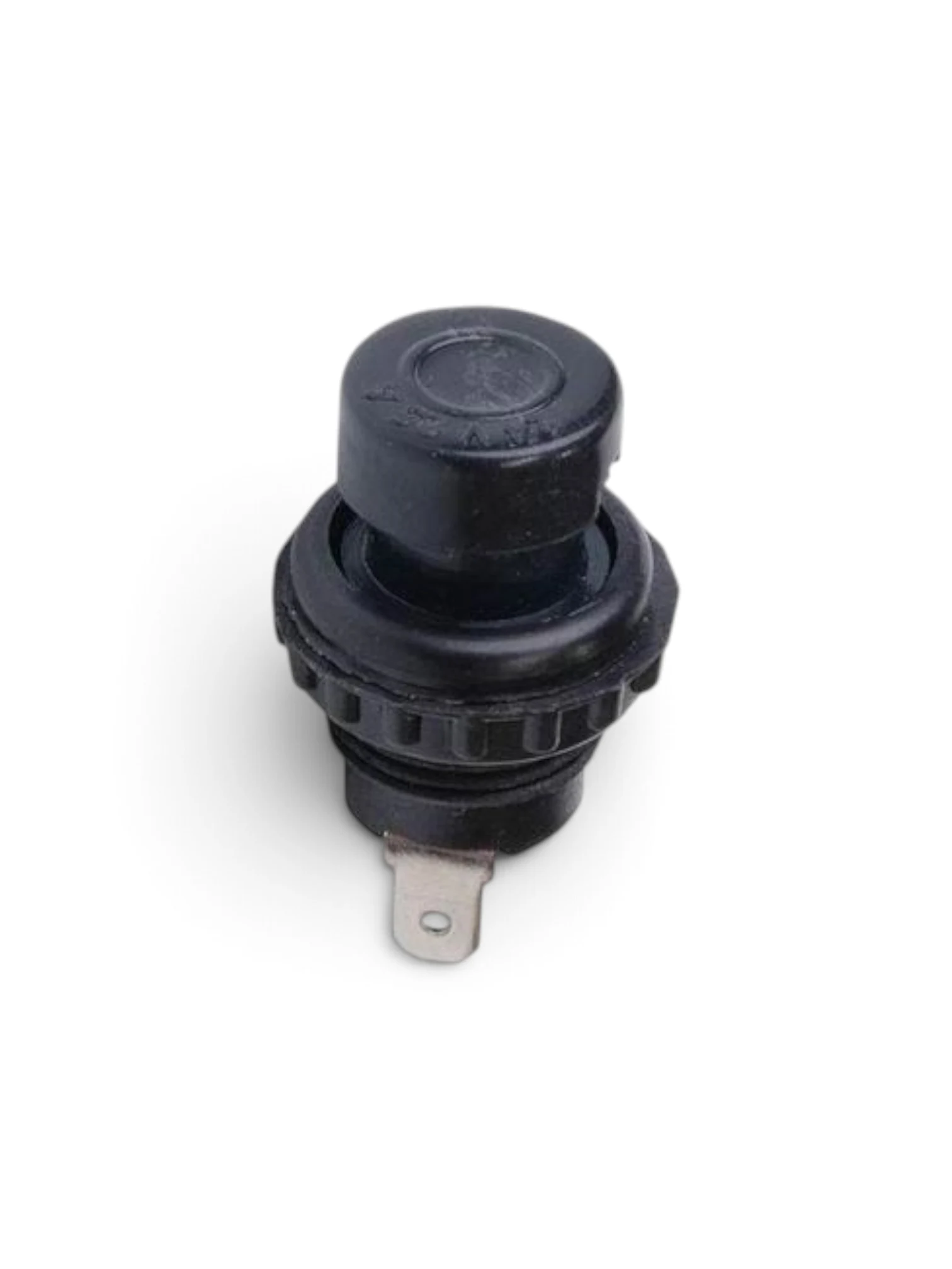 Buton pornire cu revenire, plastic, negru, 24V Ka-E4014
