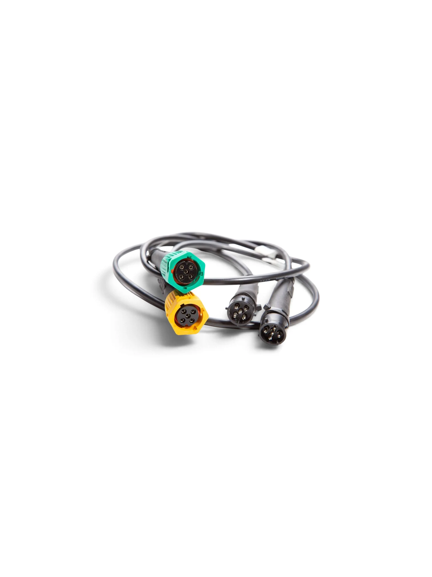 Cablu conector lampi cu mufe cu 5pini, 1 fisa + 1 priza, 0.85m,Fristom WTY Bajonet 5pin M085 GN