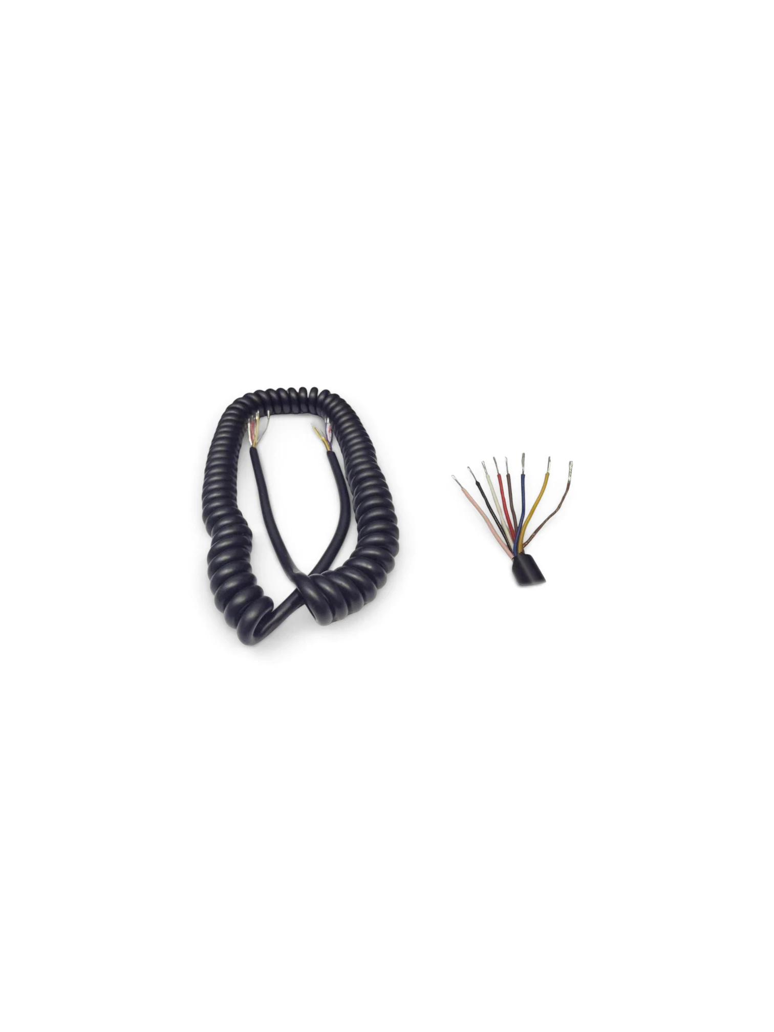 Cablu electric spiralat 8 fire, 2m, PS8/7x0.75+1.0/2m