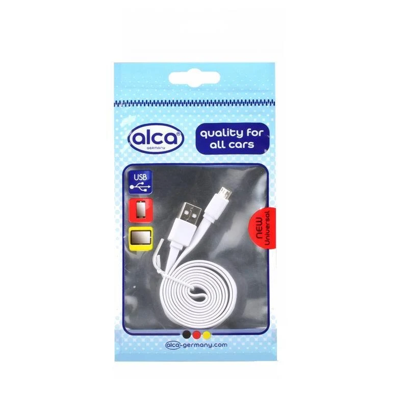 Cablu incarcator USB, microUSB Samsung, Smart, alb, 510.62 Alca