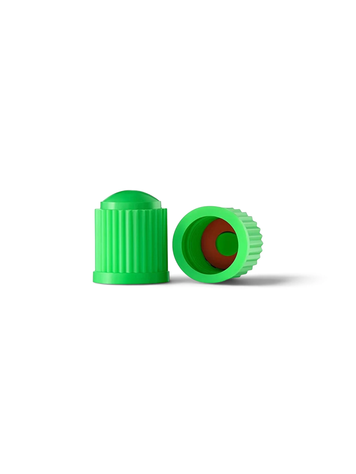 Capacele plastic pentru valva, verzi, punga 100 buc, MH-VC03