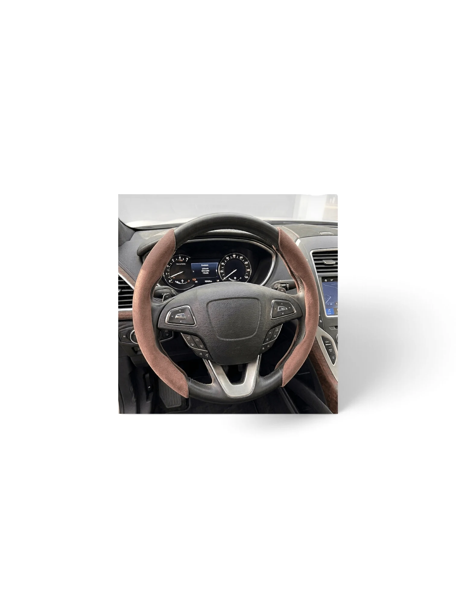 CARMAX HUSA VOLAN AUTO 2BUC ALCANTARA MARO INCHIS