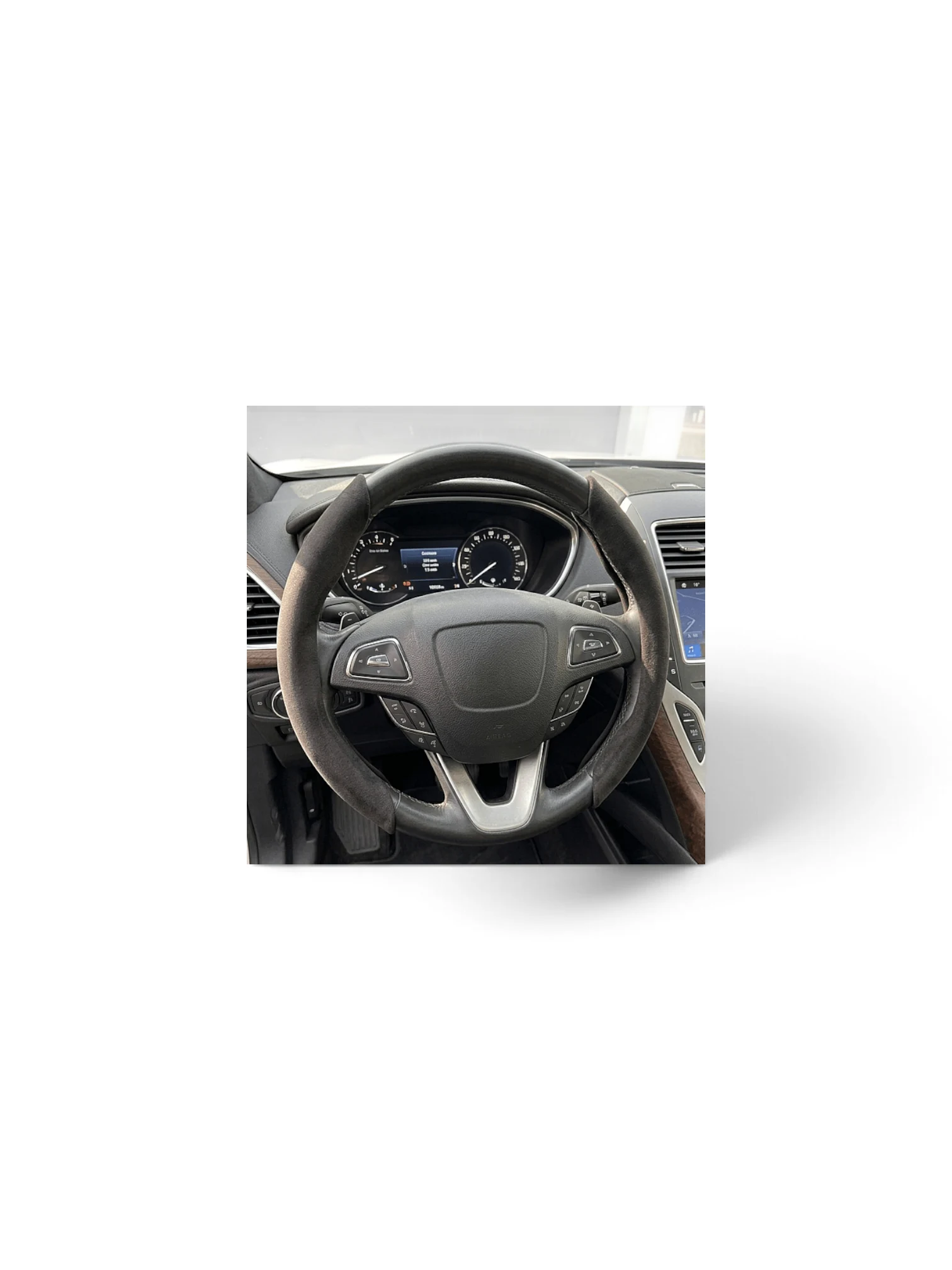 CARMAX HUSA VOLAN AUTO 2BUC ALCANTARA NEGRU