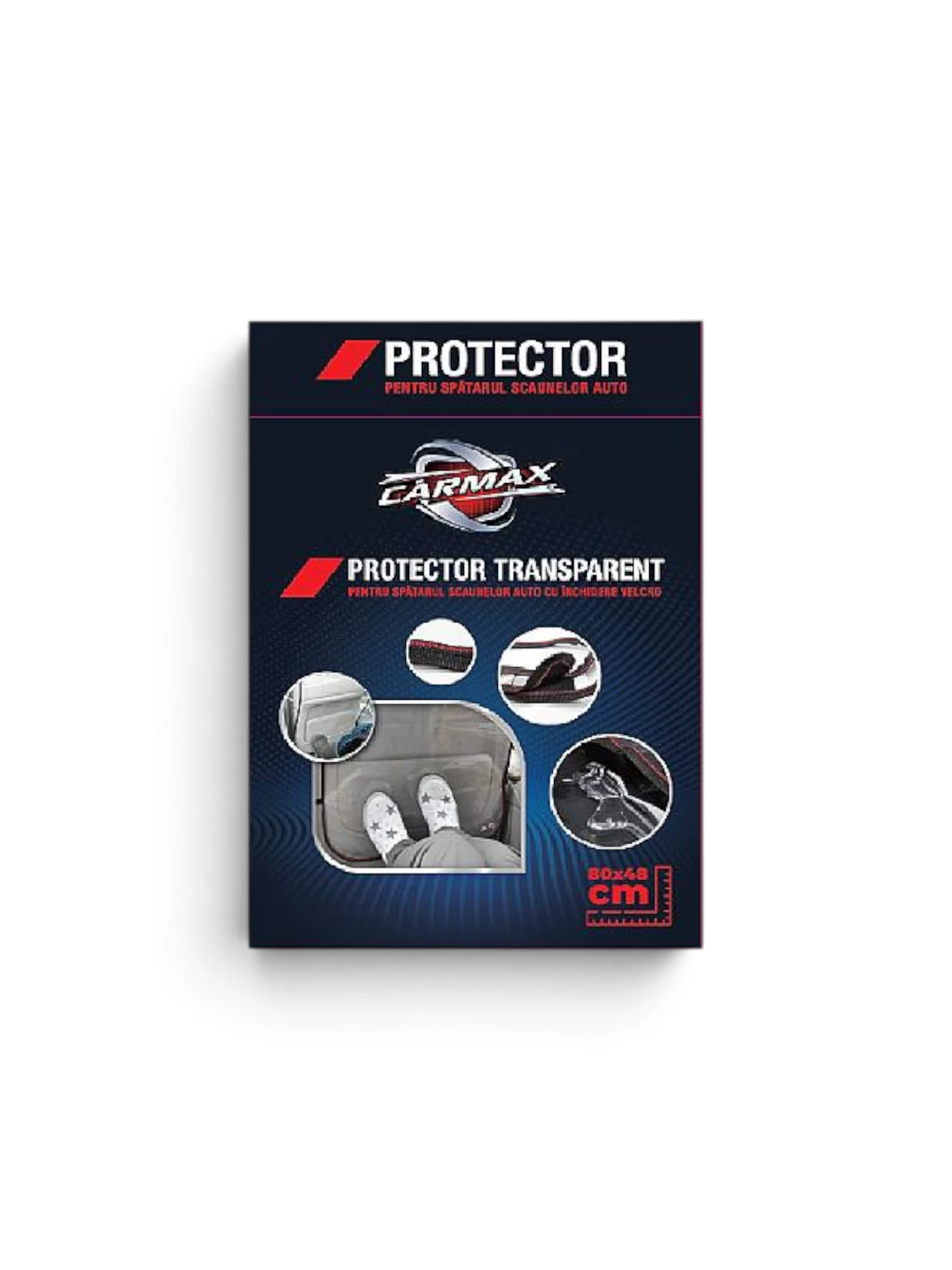 Carmax protector pentru spătarul scaunelor auto 80X48CM