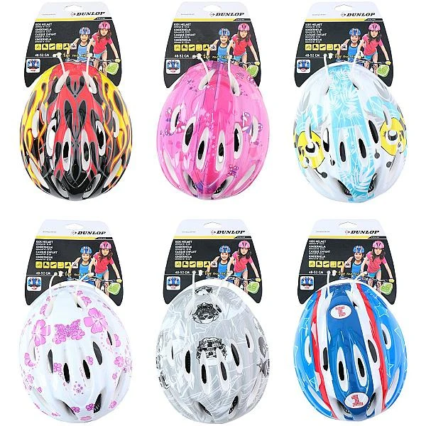 Casca bicicleta pentru copii 48-52cm alb Dunlop
