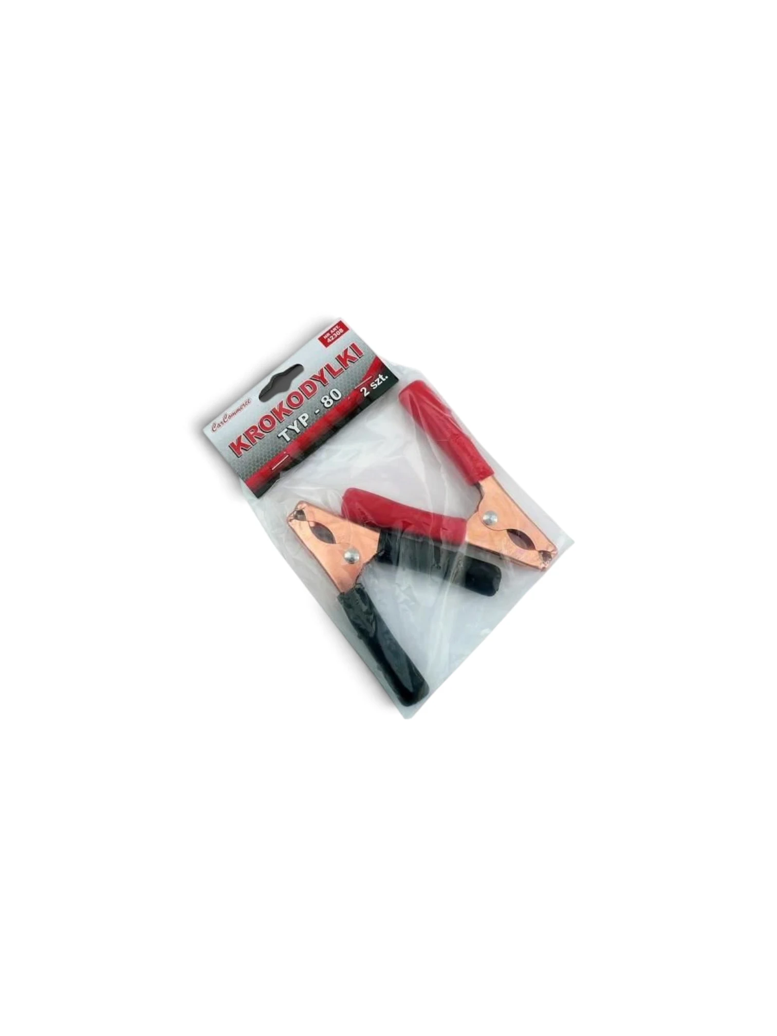 Cleste cablu curent clema crocodil 11cm, 80A, 42308 CarCo