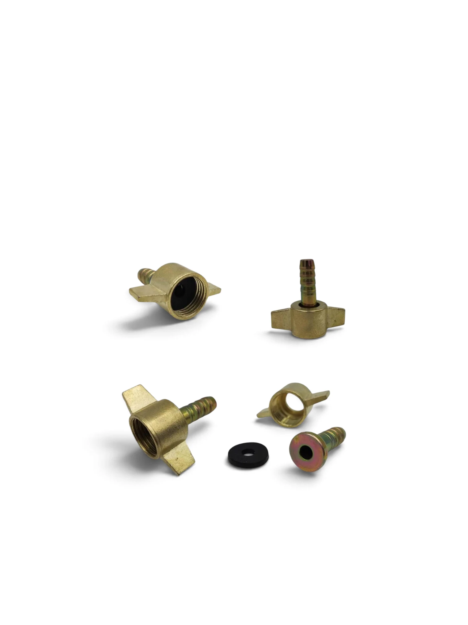 Conector rotitor fluture pentru furtun umflat roti fi8, racord spre butelie filet M16x1,5m KDP003