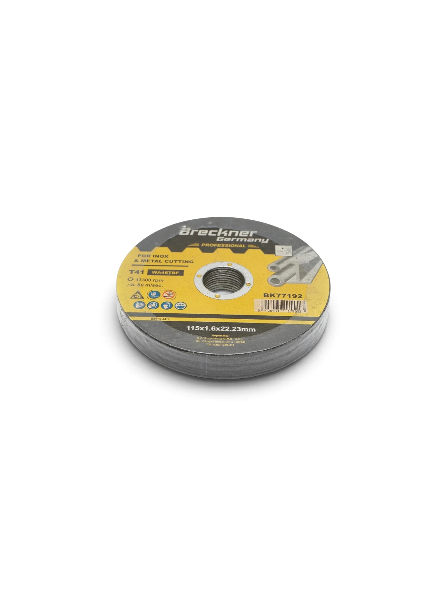 Disc flex pentru taiat si polizat INOX T41 115x1.6x22mm BK77192