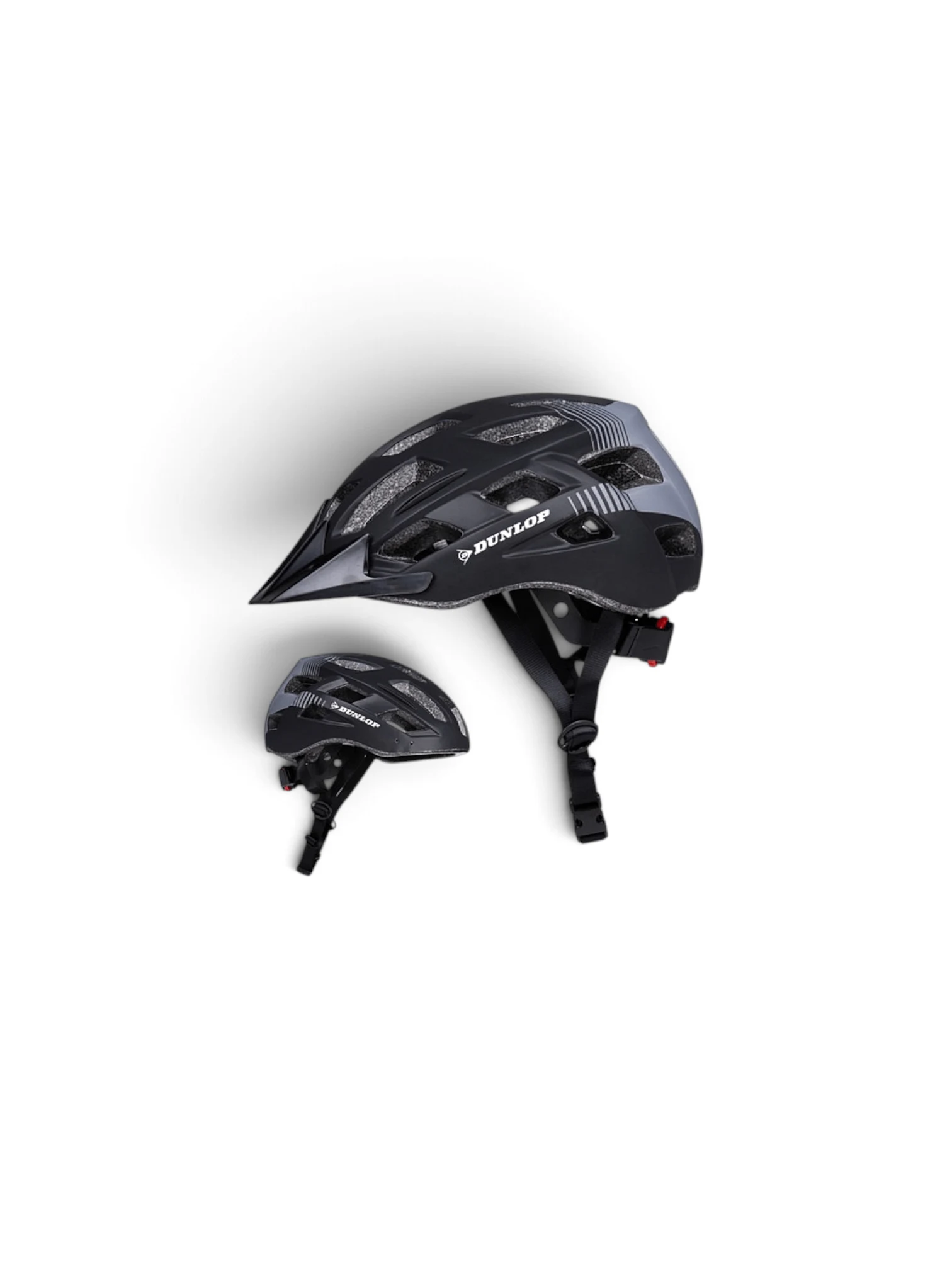 DUNLOP CASCA BICICLETA M 55-58CM CU LED NEGRU