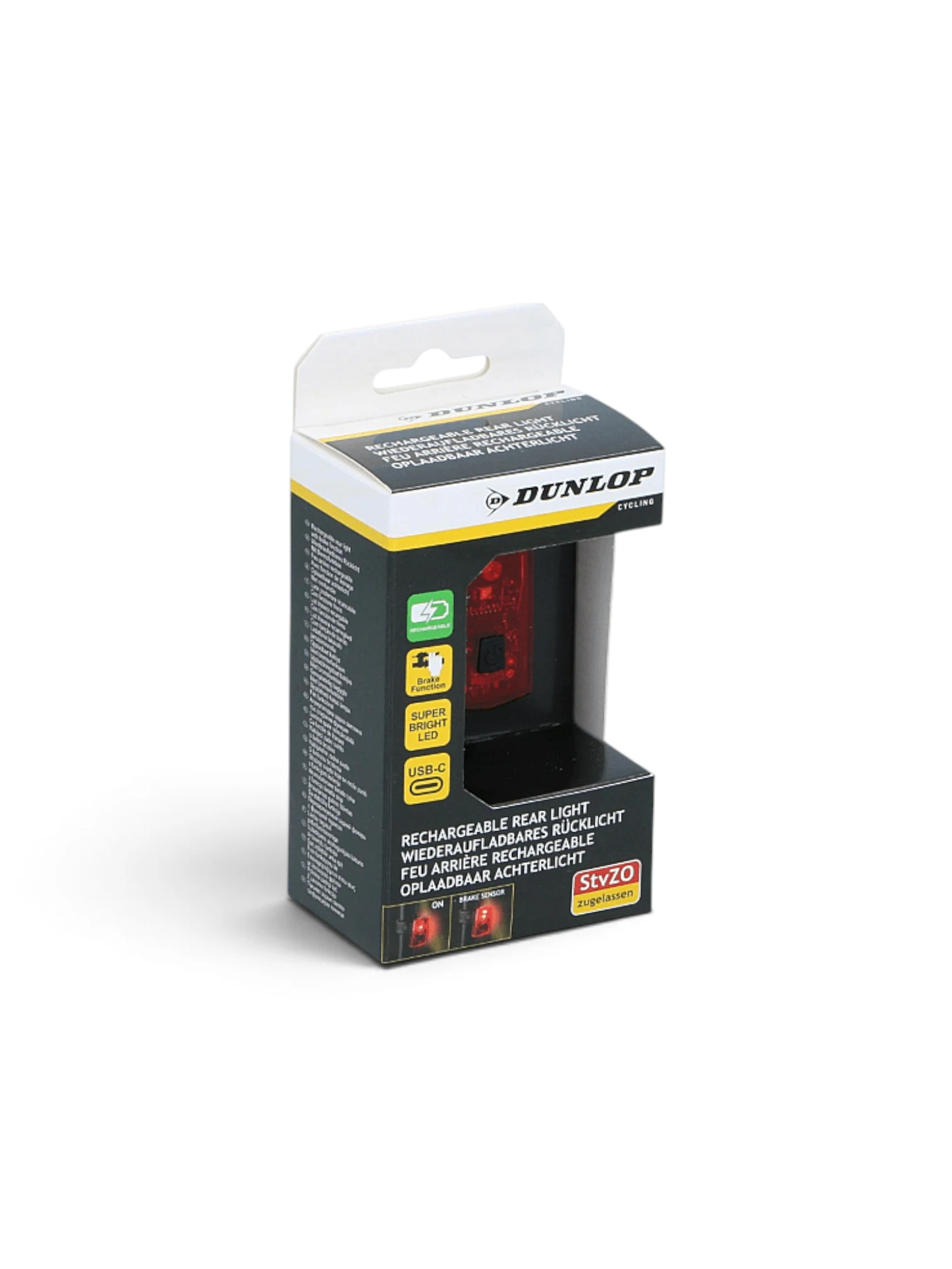 DUNLOP LAMPA SPATE CU LED-ROSU CU SENSOR DE FRANA