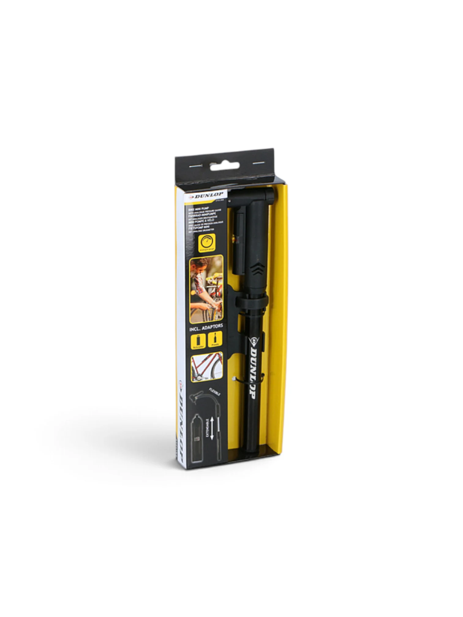 DUNLOP POMPA BICICLETA MINI CU MANOMETRU