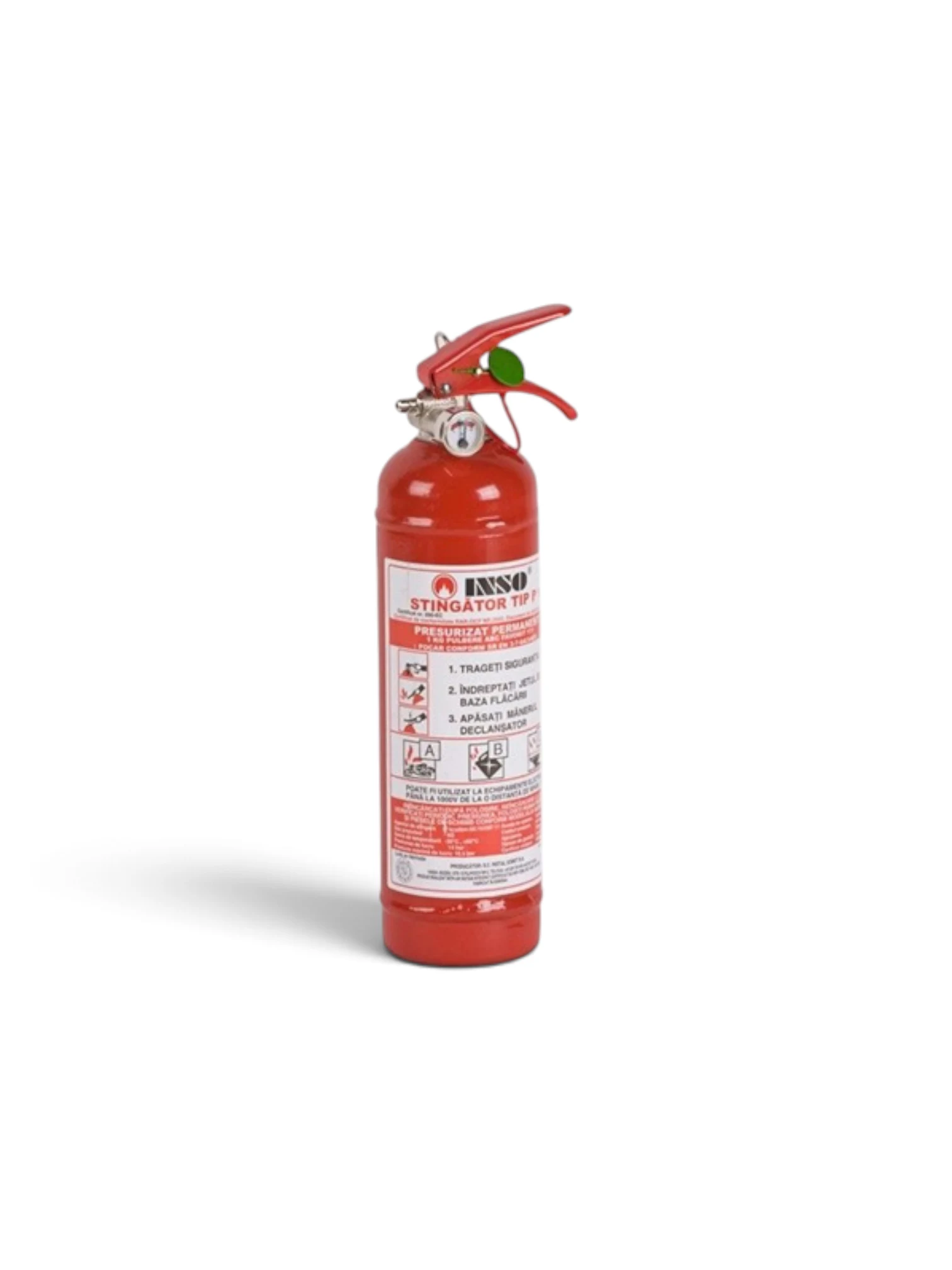 Extinctor P1M Extinctor Tip P1 1KG Pulbere Cu Manometru