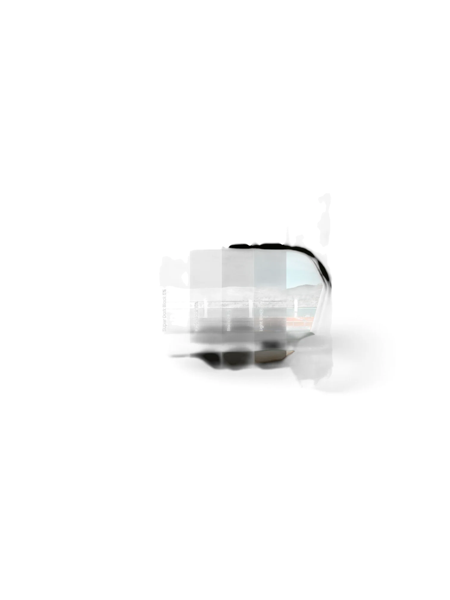 Folie geam super negru inchis, SDB Super Dark Black, 5%, 0.75x3m, 01657 Amio