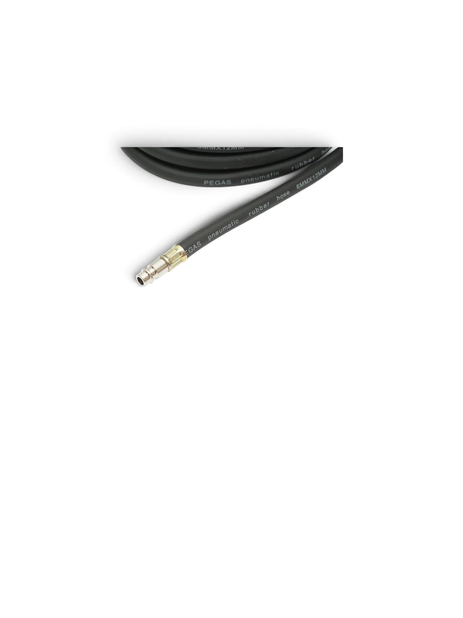 Furtun umflat roti 12m, cauciucat 6/12mm, cu cupla rapida si conector pistol, BKRK72