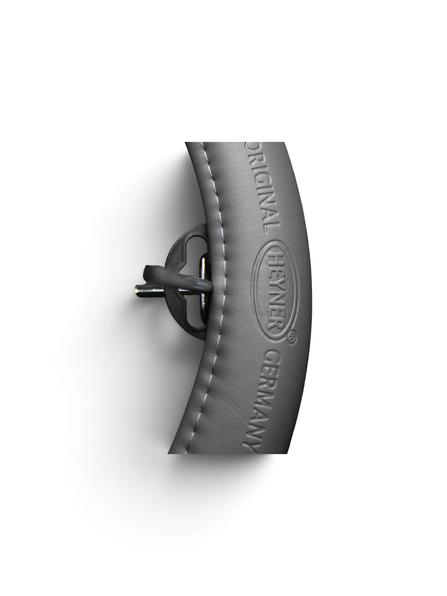 Husa volan 37 - 39cm imitatie piele perforata, gri SoftComfort 603.20 Heyner