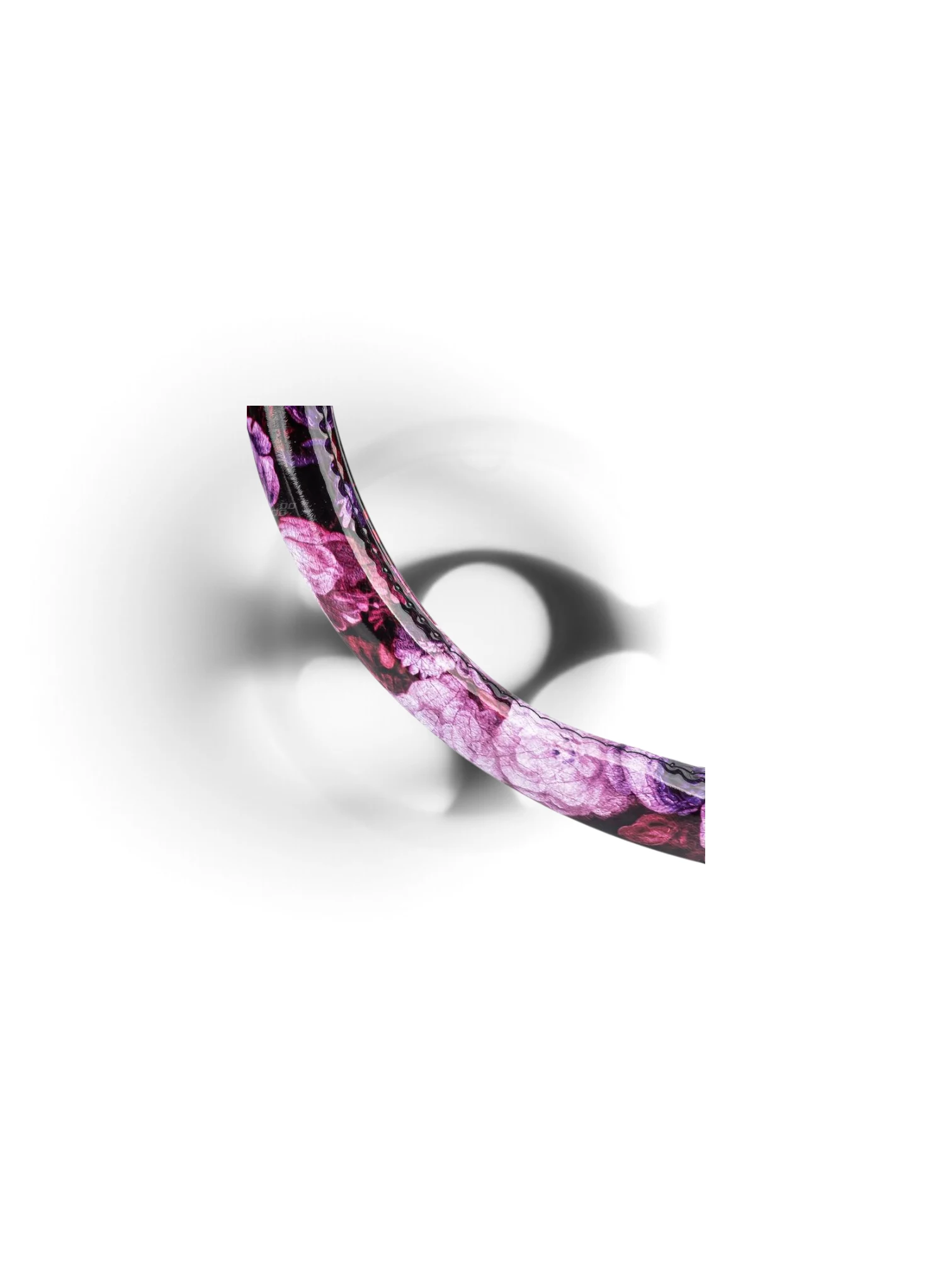 Husa volan, 37-39cm, model floral violet, SWC-47-M, 02988 Amio