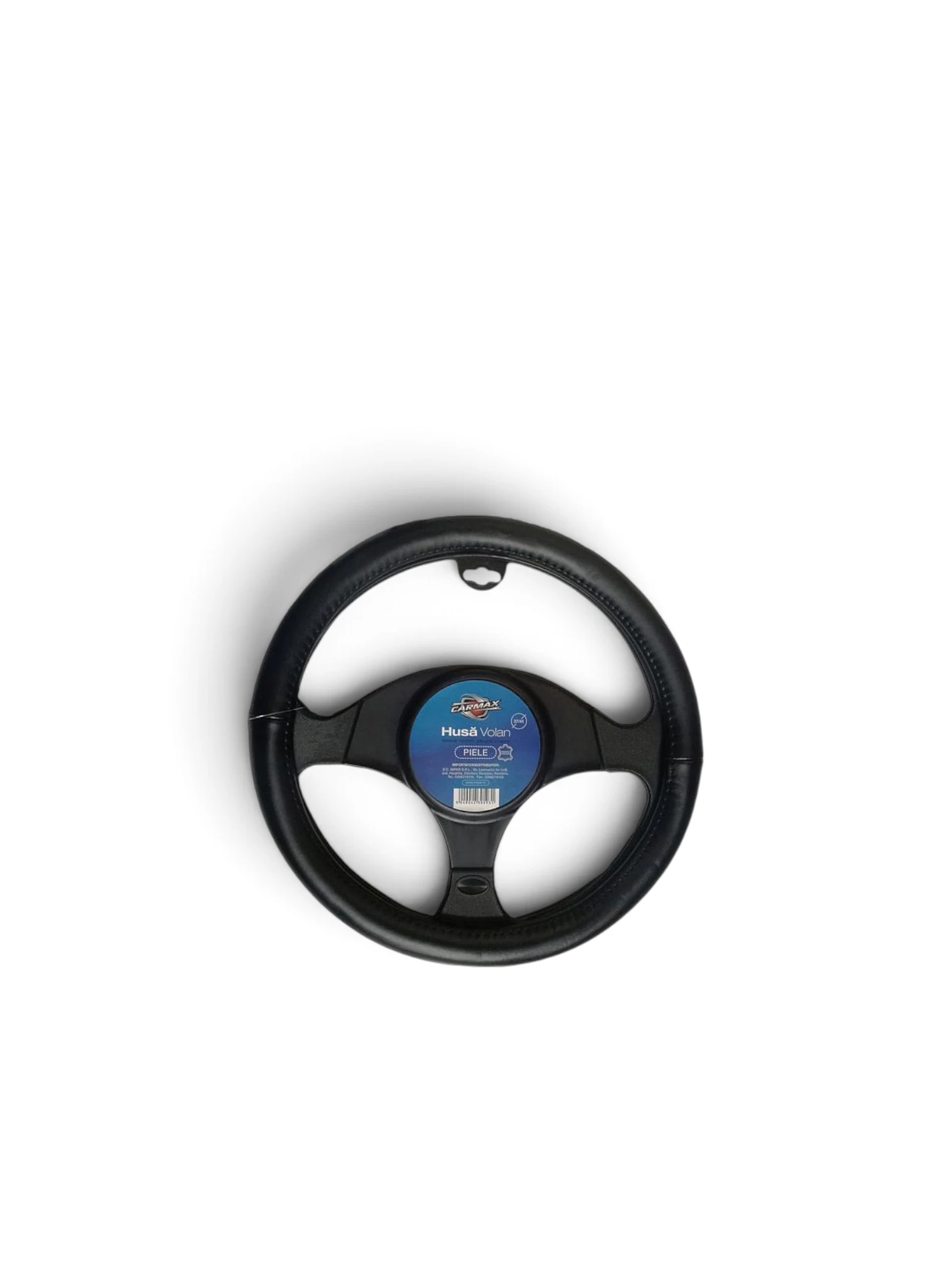 Husă volan din piele negru - Carmax
