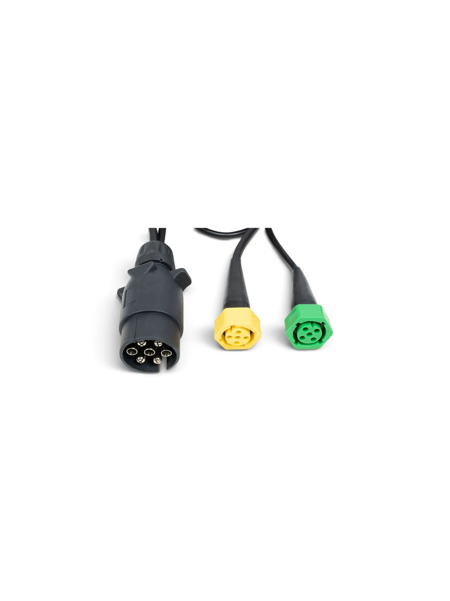 Instalatie electrica cablaj remorca 12V, cu fisa 7 pini si 2 mufe baioneta 5 pini si cablaj lampi gabarit, 2x 7m cu 2x 5.5m,