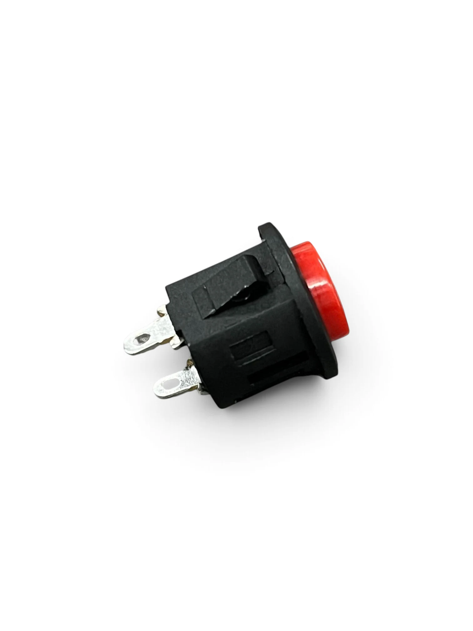 Intrerupator, buton ON/OFF cu revenire, rotund, rosu, semn Claxon, TL-30