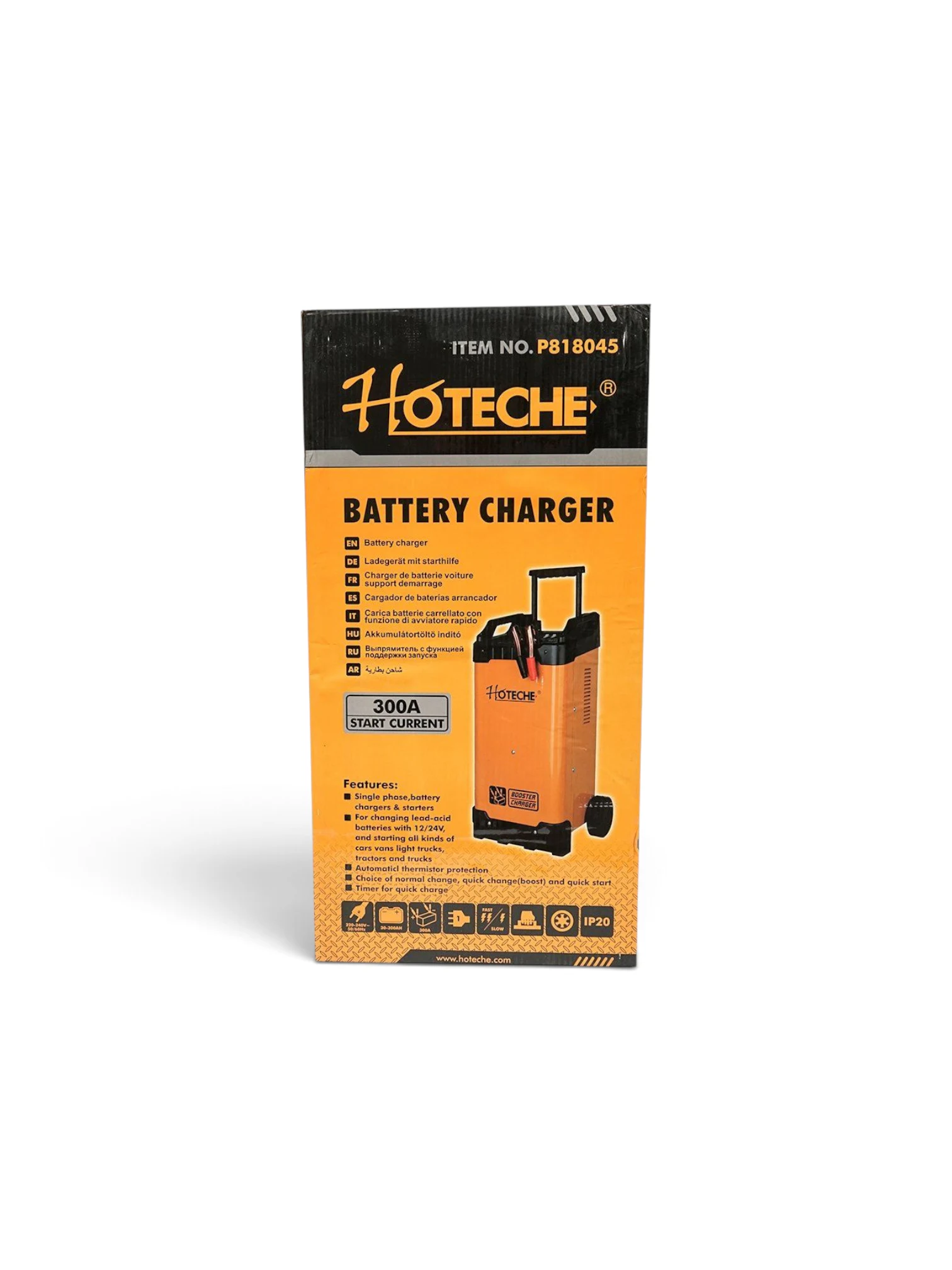 Jump starter robot pornire 12/24V, 45A, 1800W, start30-300ah, 818045 Hoteche