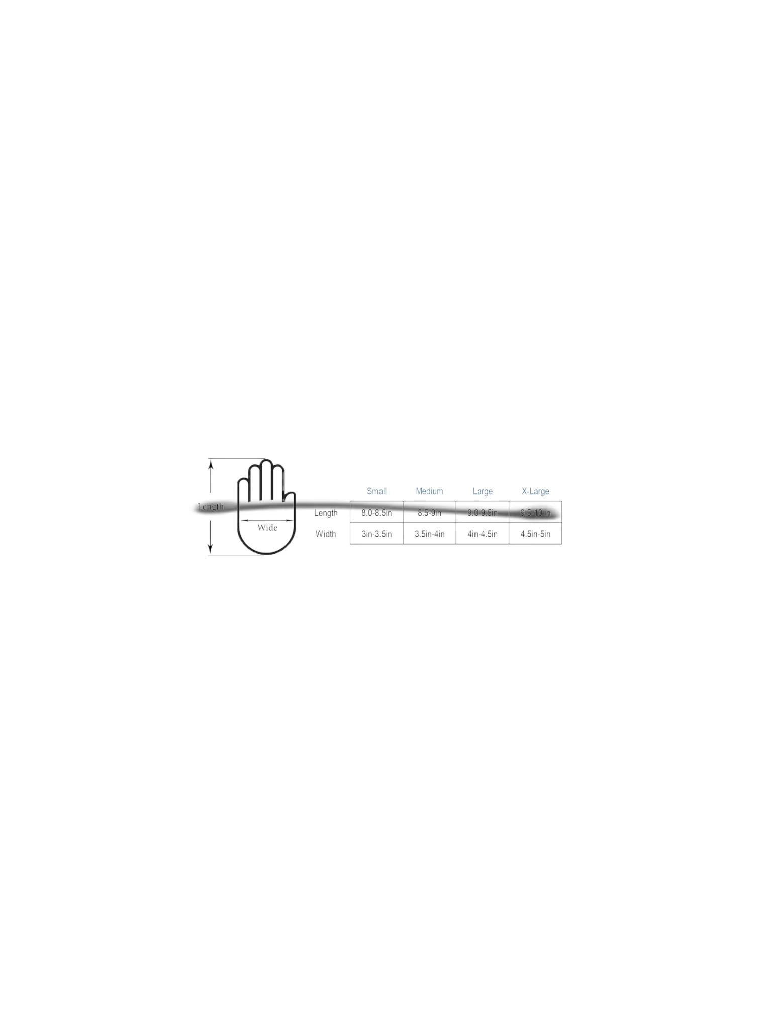 Manusi material sintetic cu nitril, marime 10, BK90006