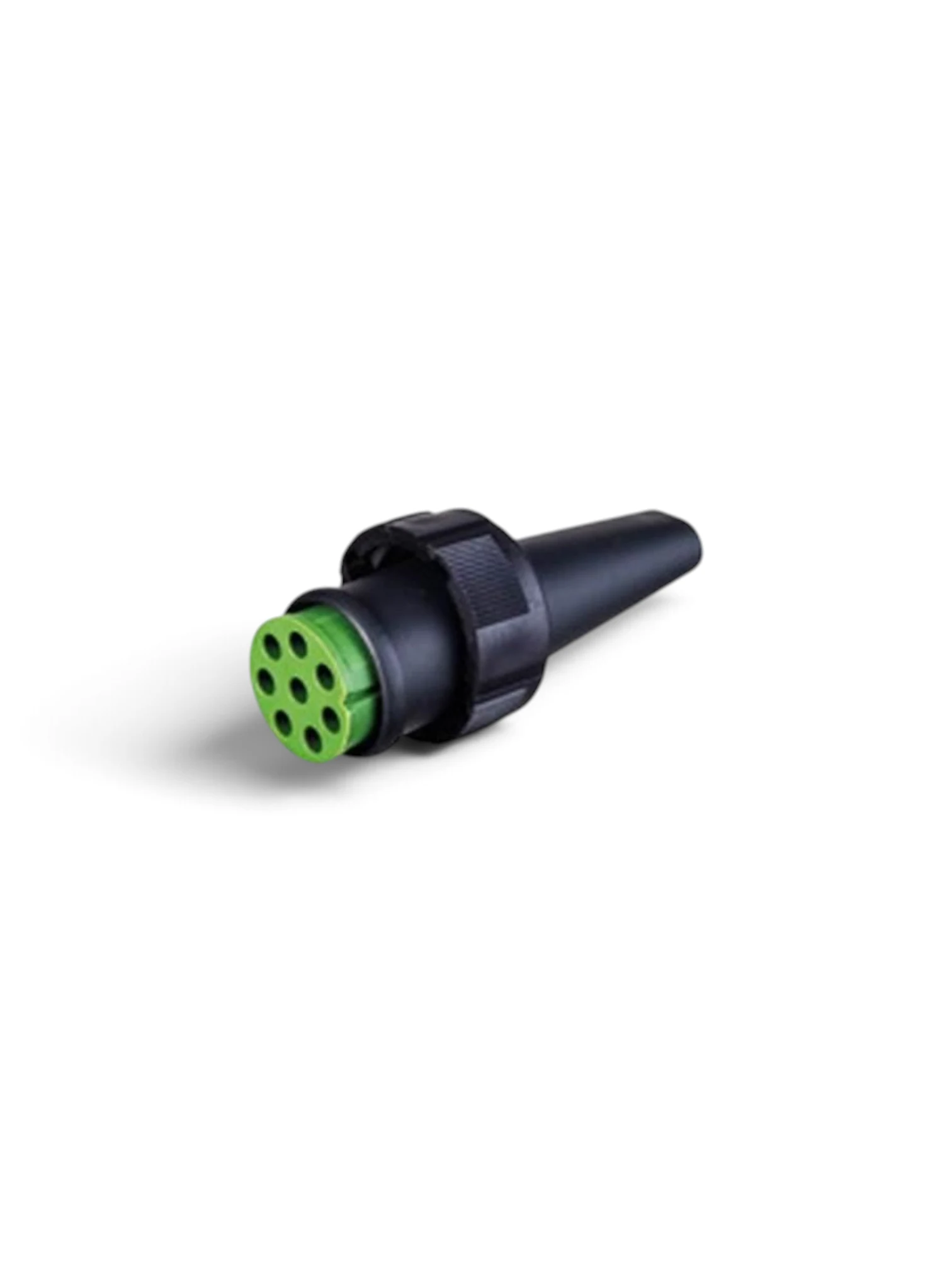 Mufa conector cu 8 pini, pentru lampi, verde, Bayoneta TLA 02134 Horpol