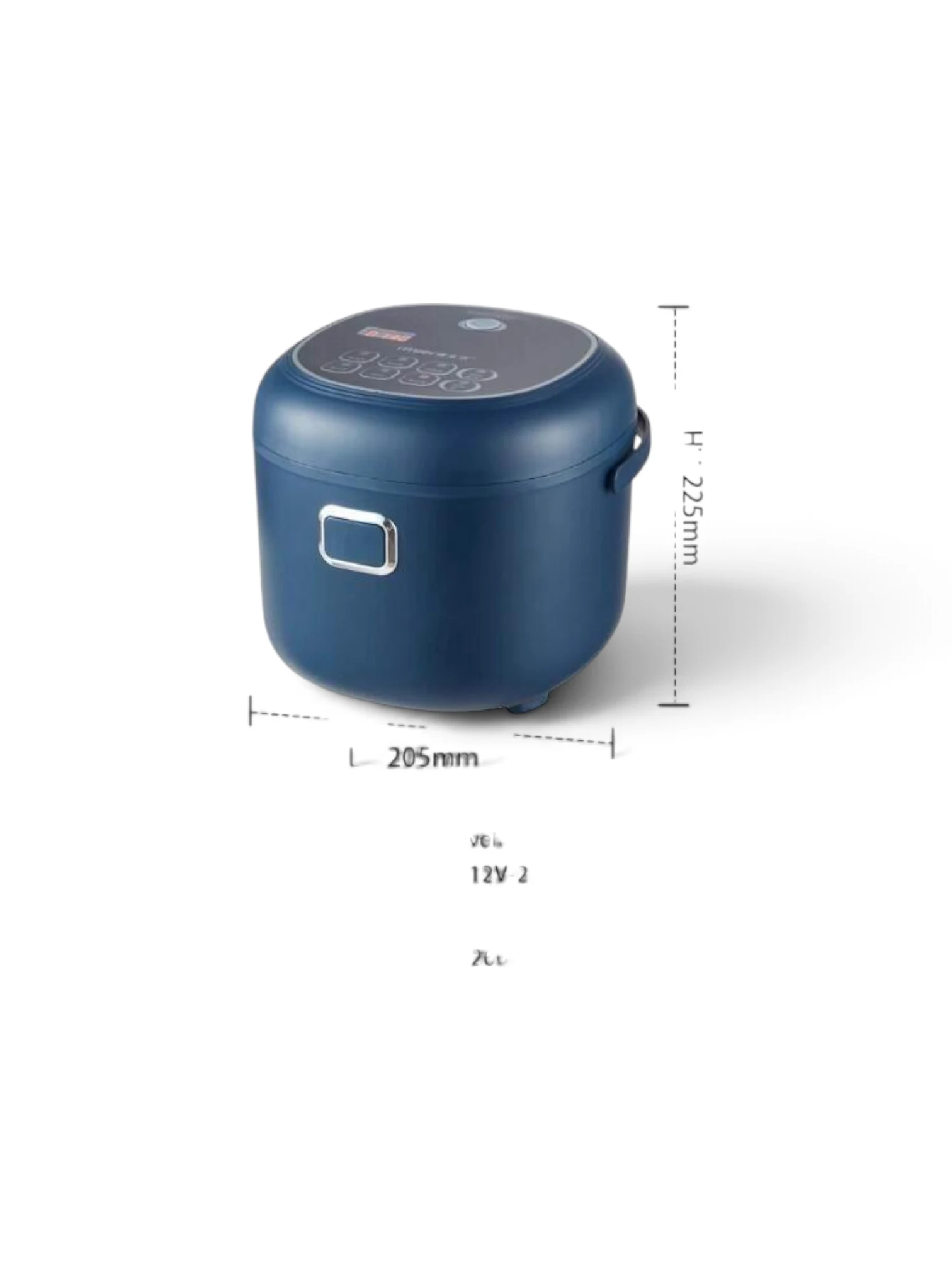 Oala multifunctionala, multicooker pentru camion, camping, 2L, 12-24V, rosu, BAM AKC086