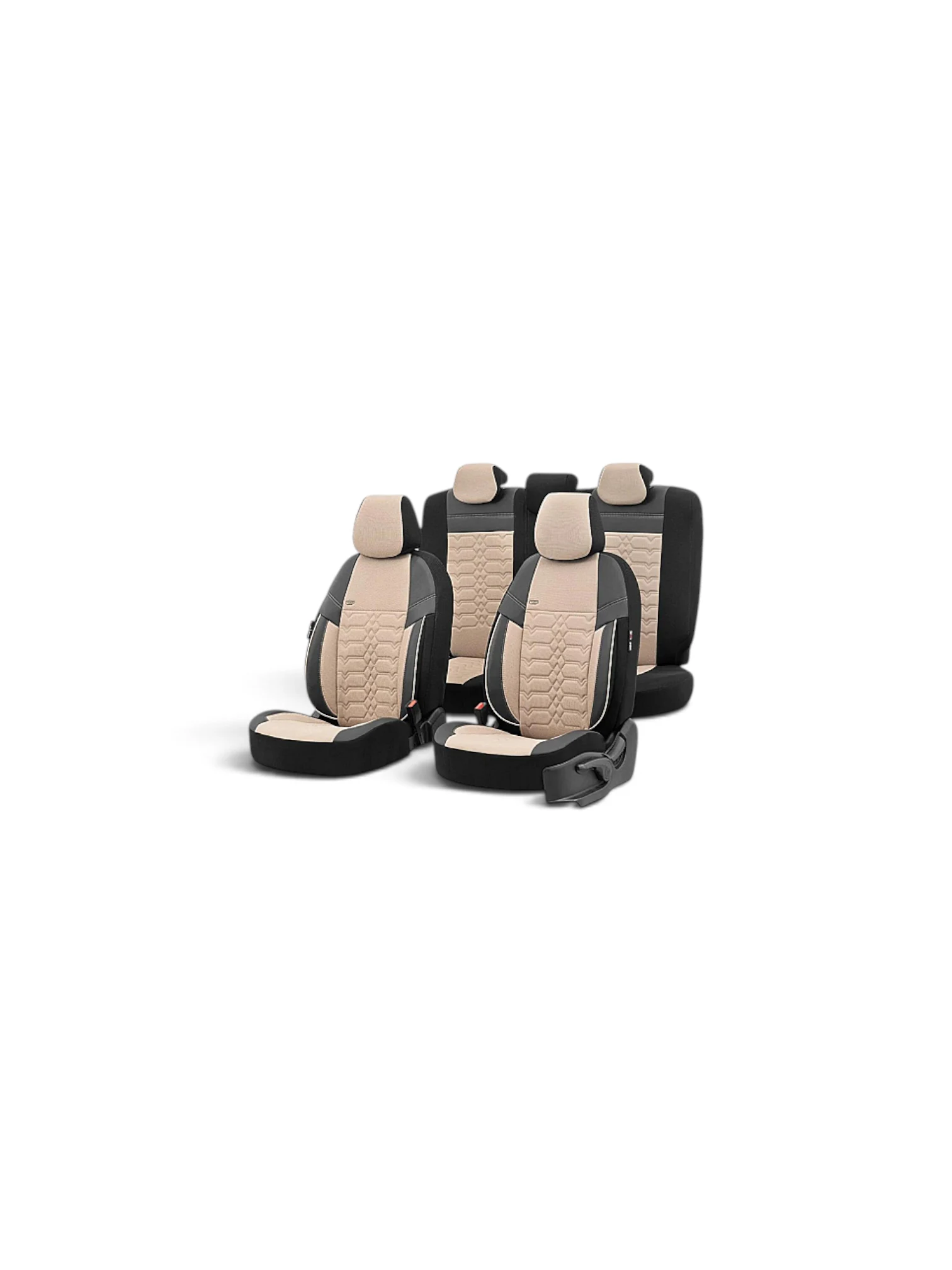 OTOM HUSE SCAUN ELEGANCE 11 BUC NEGRU / BEJ