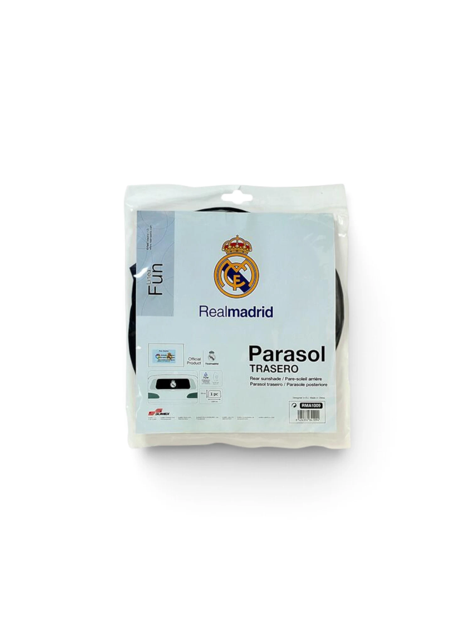 Parasolar spate, 50x100cm, cu ventuze, Real Madrid, RMA1009 Sumex