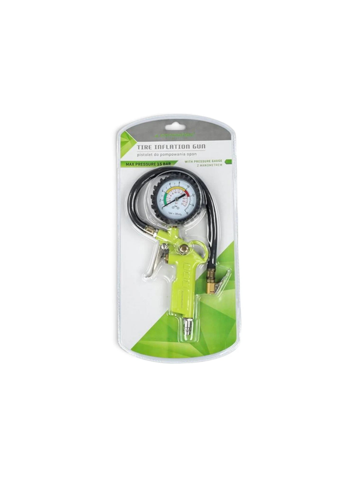 Pistol aer roti cu manometru, 15 bar, 58392 Carmotion