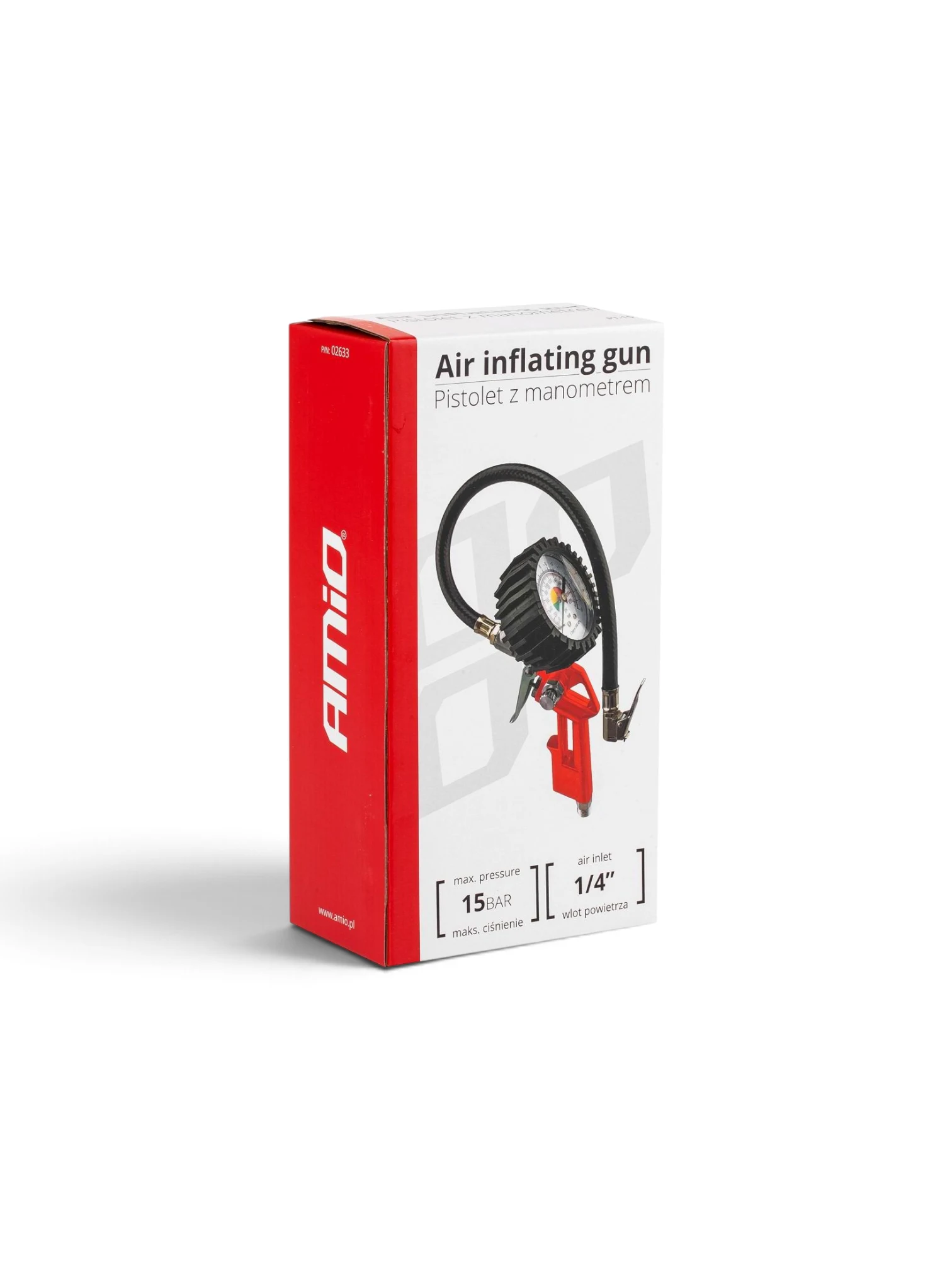 Pistol aer roti cu manometru 15bar PT15 02633 Amio