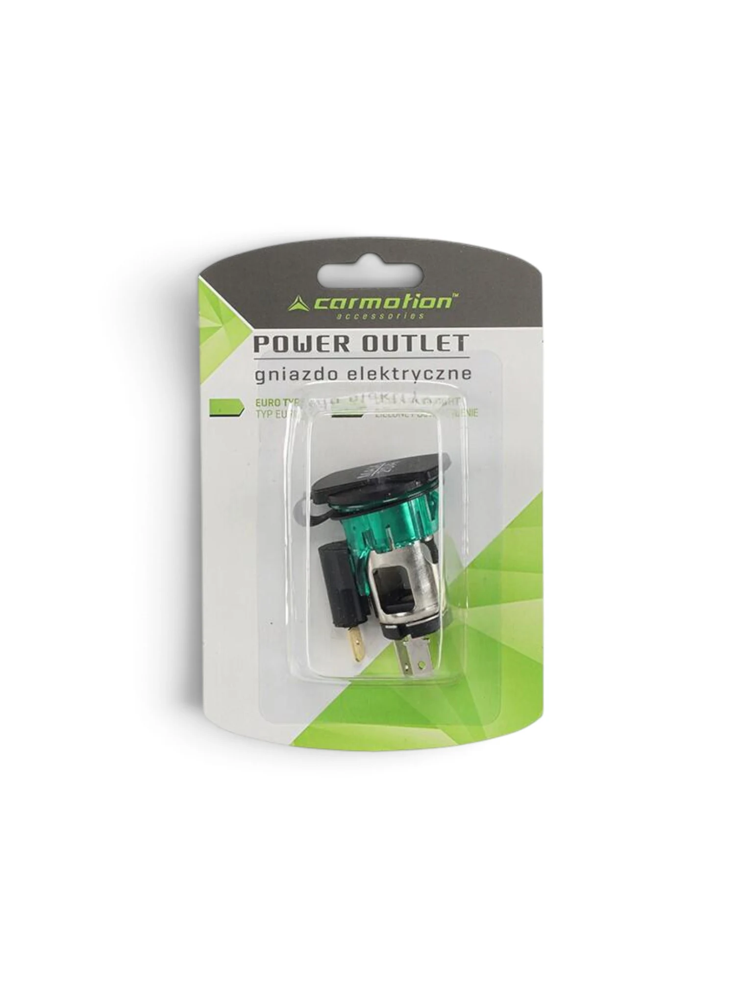 Priza bricheta 12-24V, LED, incastrabila cu capac, max 20A, tip EURO, 63225 Carmotion