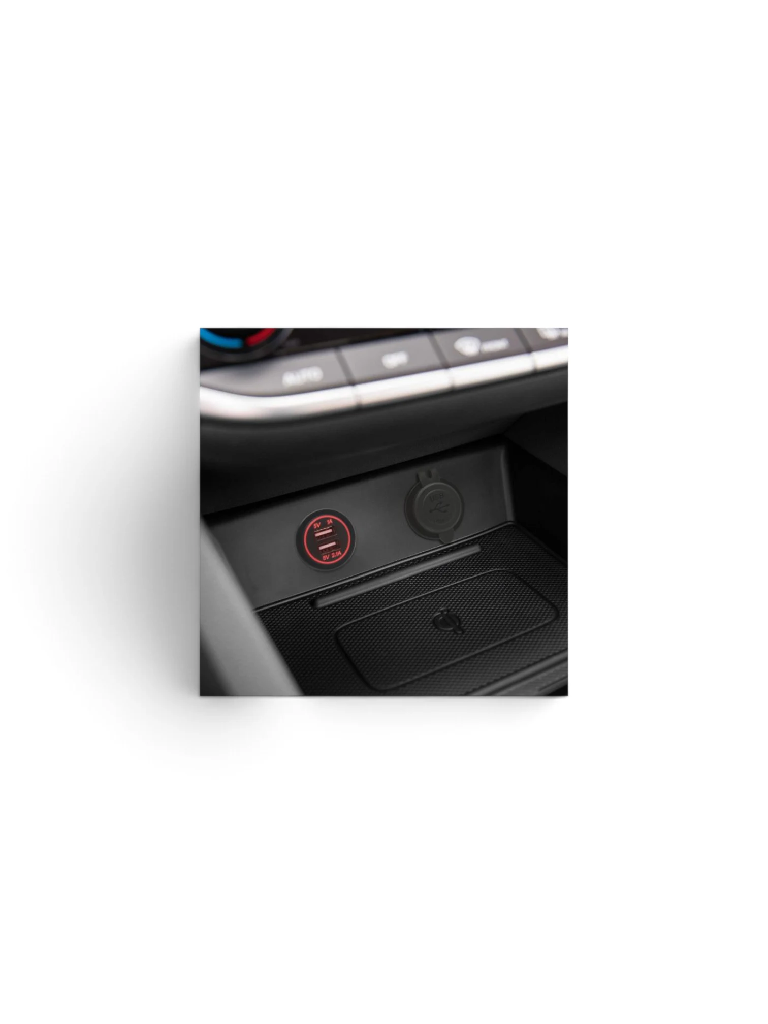 Priza cu 2 USB incastrabila, LED rosu, 54926RD