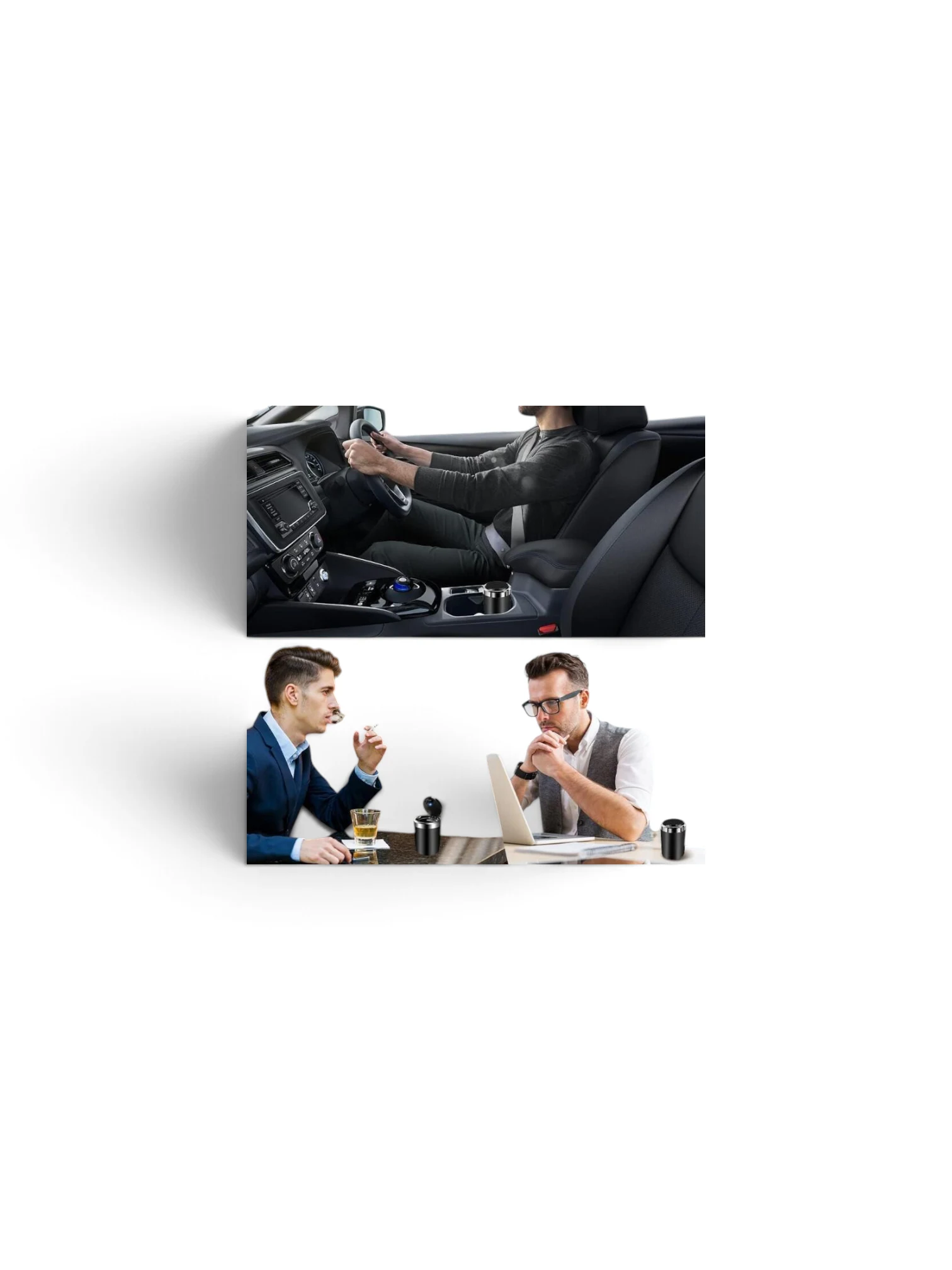 Scrumiera auto cu LED, diferite culori, NO.031