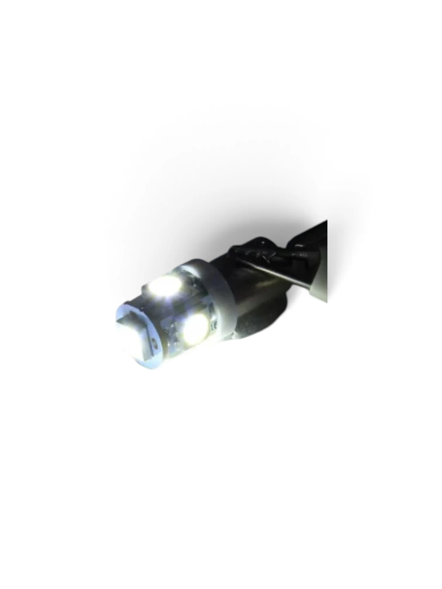 Set 2 becuri bord 5 Led SMD 5050, 12-24V, T4W-BA9S, alb, H.L CAN BA9S