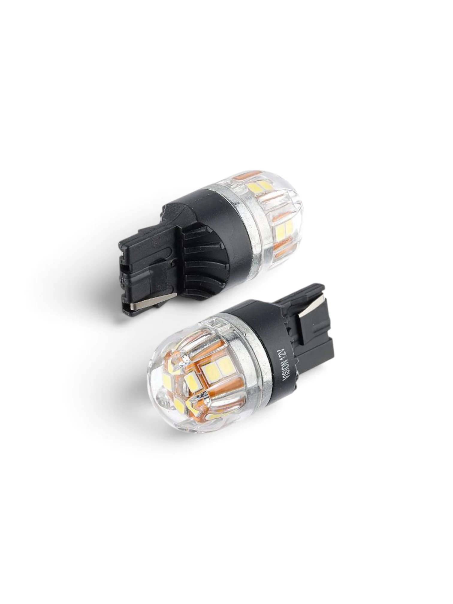 Set 2 becuri semnalizare T20, 15 LED-uri SMD 2835 12-24V W21W CANBUS 58926 Vision
