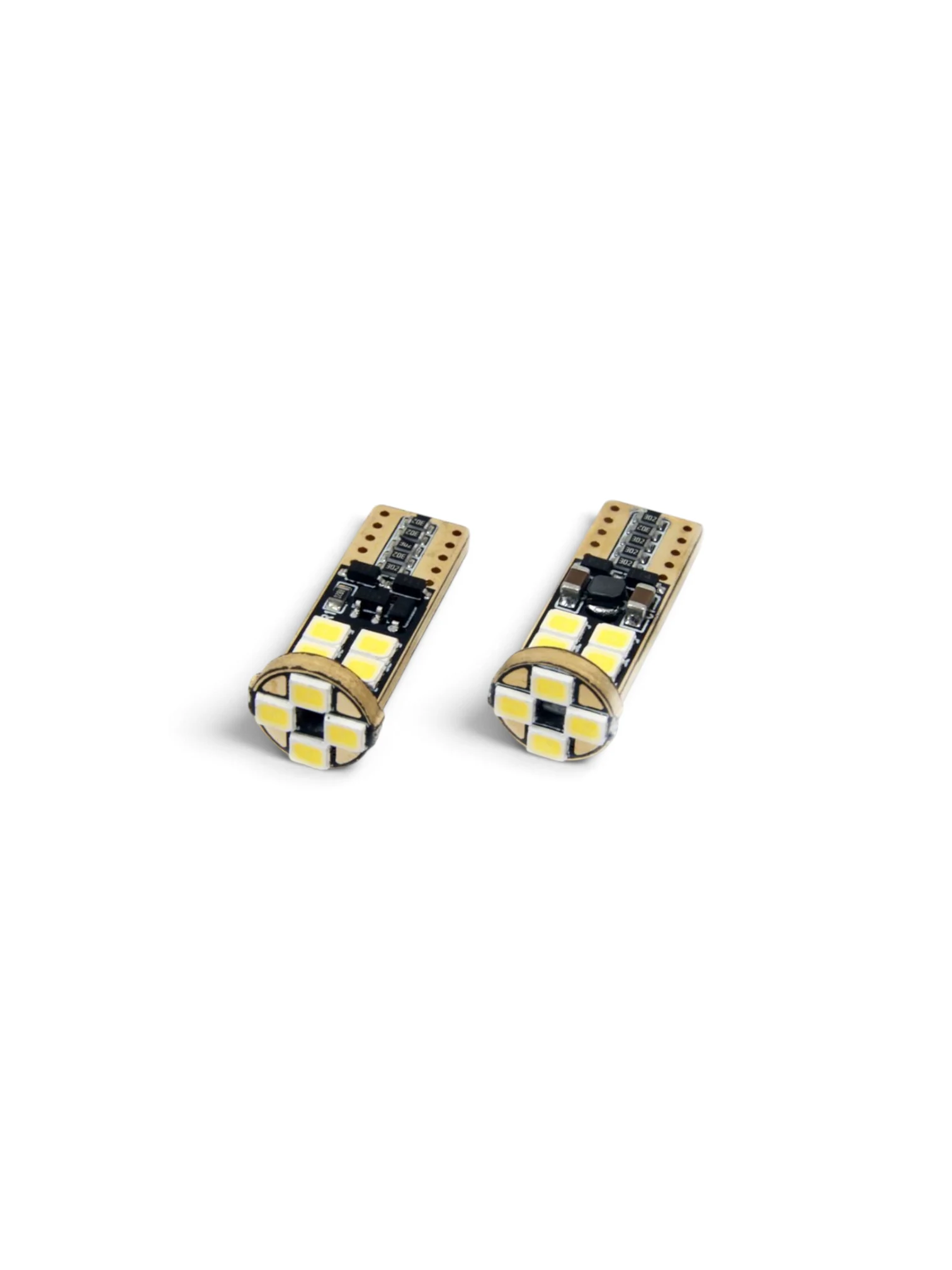 Set 2 becuri T10e, 12 LED-uri SMD 2835, 12-24V, W5W, CANBUS 01636 Amio